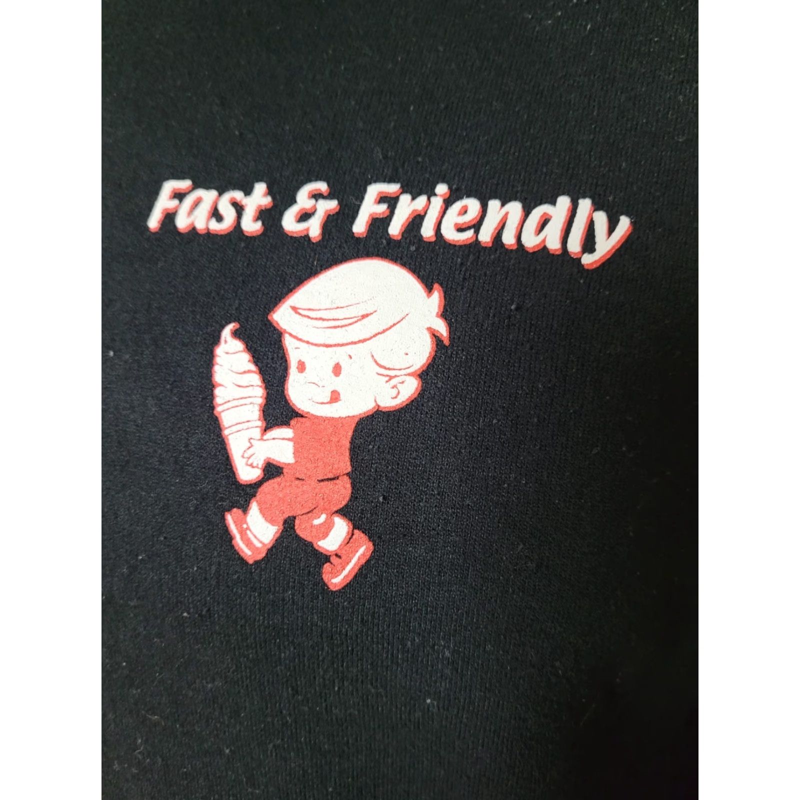 Vintage Frosty Boy Ice Cream Hoodie Sweatshirt Slick Shirts Black Small Mens Hooded Pullover - 1990s? Size US S / EU 44-46 / 1 - 2 Thumbnail