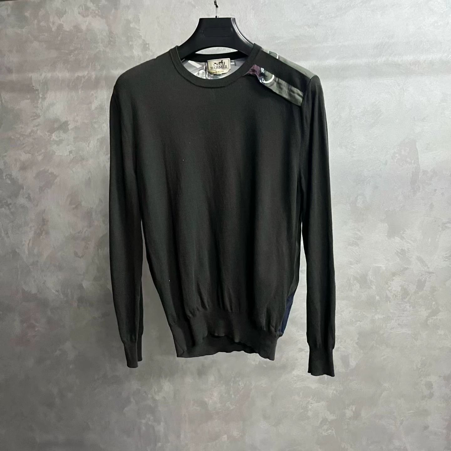 Hermes Hermes Printed Graphic Black Hoodie M Men Size US M / EU 48-50 / 2 - 1 Thumbnail