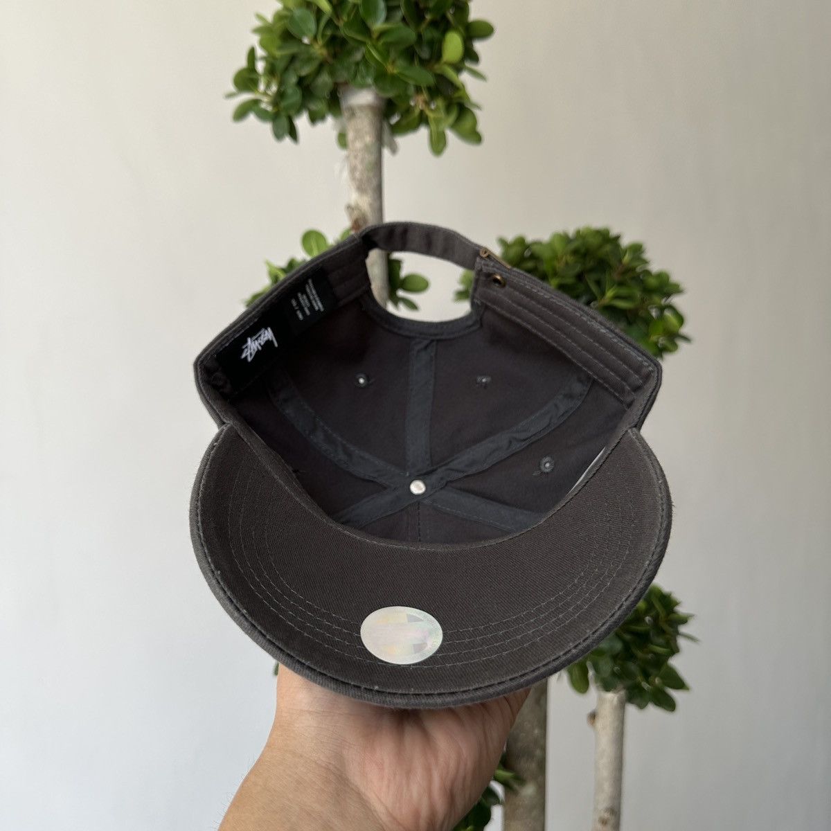 Stussy Stussy Cap Hat Grey Size ONE SIZE - 6 Thumbnail
