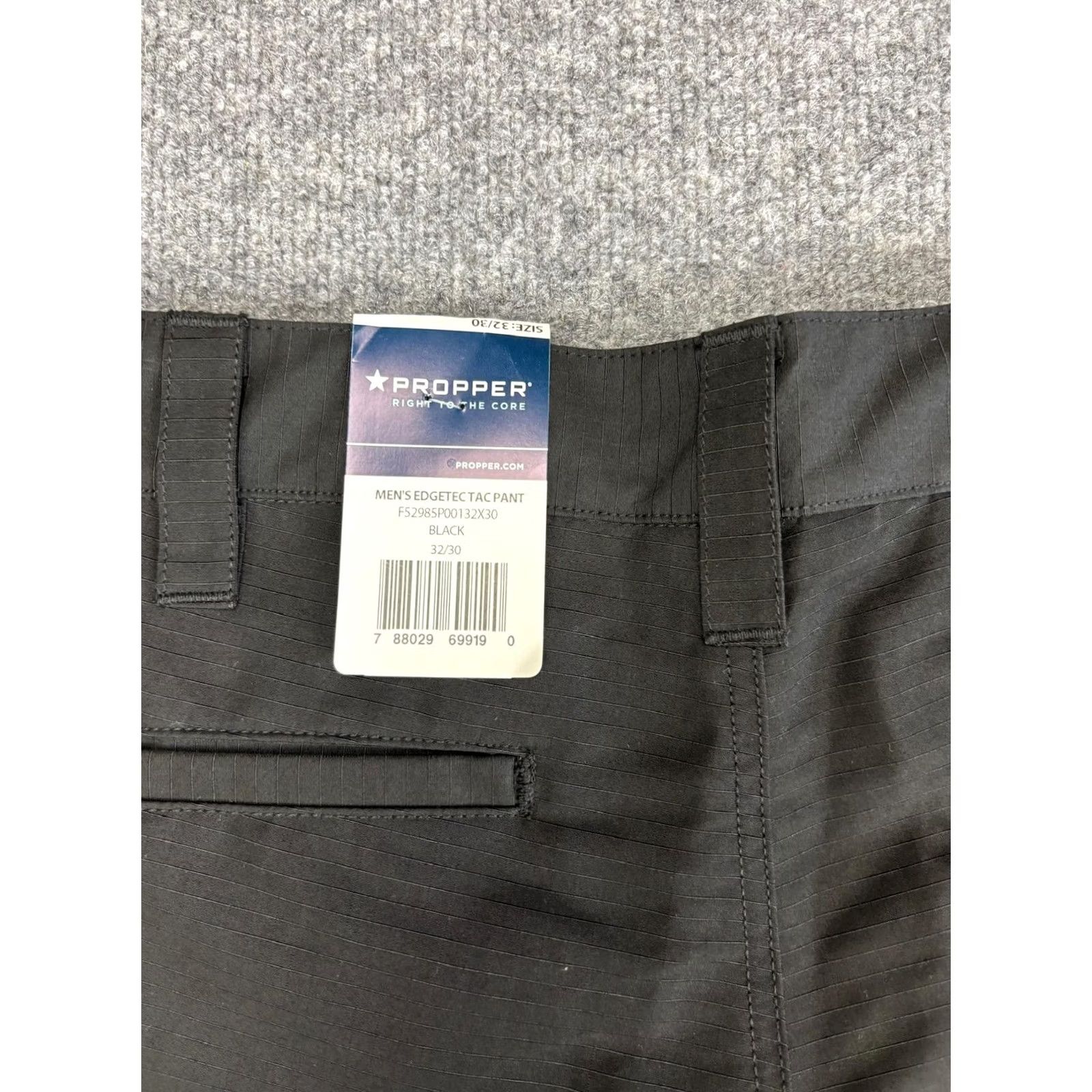 Propper Propper EdgeTec Tactical Pants Mens 32x30 Black Cargo Uniform Polyester New Size US 32 / EU 48 - 8 Thumbnail