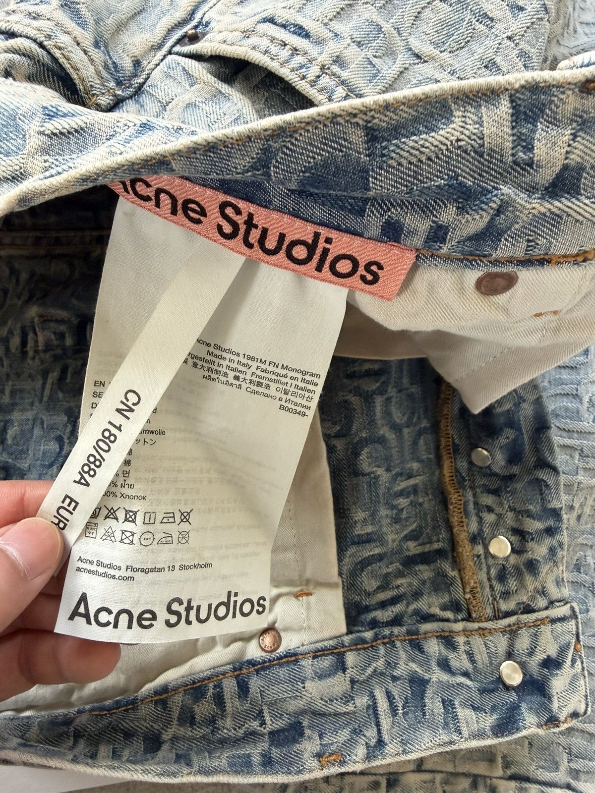 Acne Studios Acne Studios 1981M monogram Jeans Size US 32 / EU 48 - 5 Thumbnail