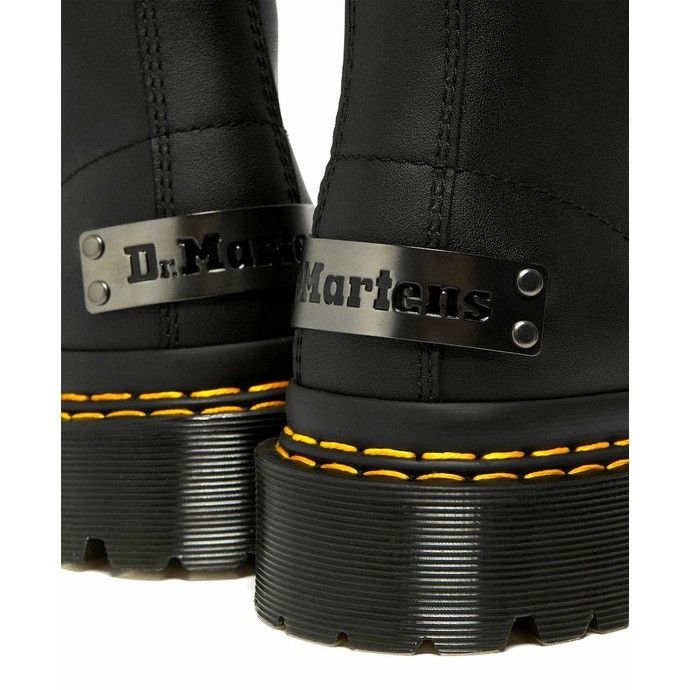 Dr. Martens RARE! Dr Martens 1460 Bex Double Stitch 8 Eye Boots, Black Size US 6 / IT 36 - 6 Thumbnail