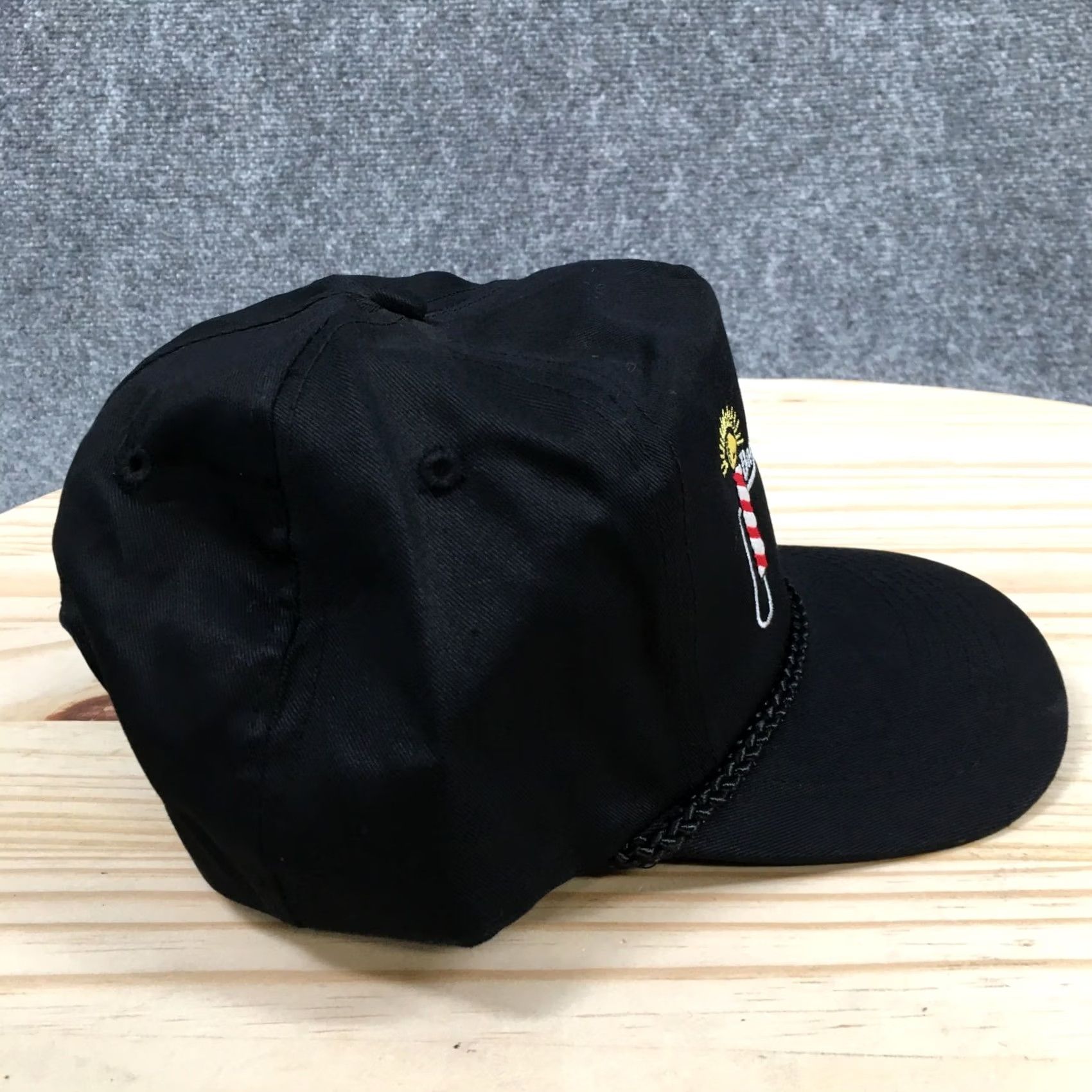 Vintage Barber Electric Supply Inc 3M Baseball Cap Hat Mens OS Black Cotton Adjustable Size ONE SIZE - 6 Thumbnail