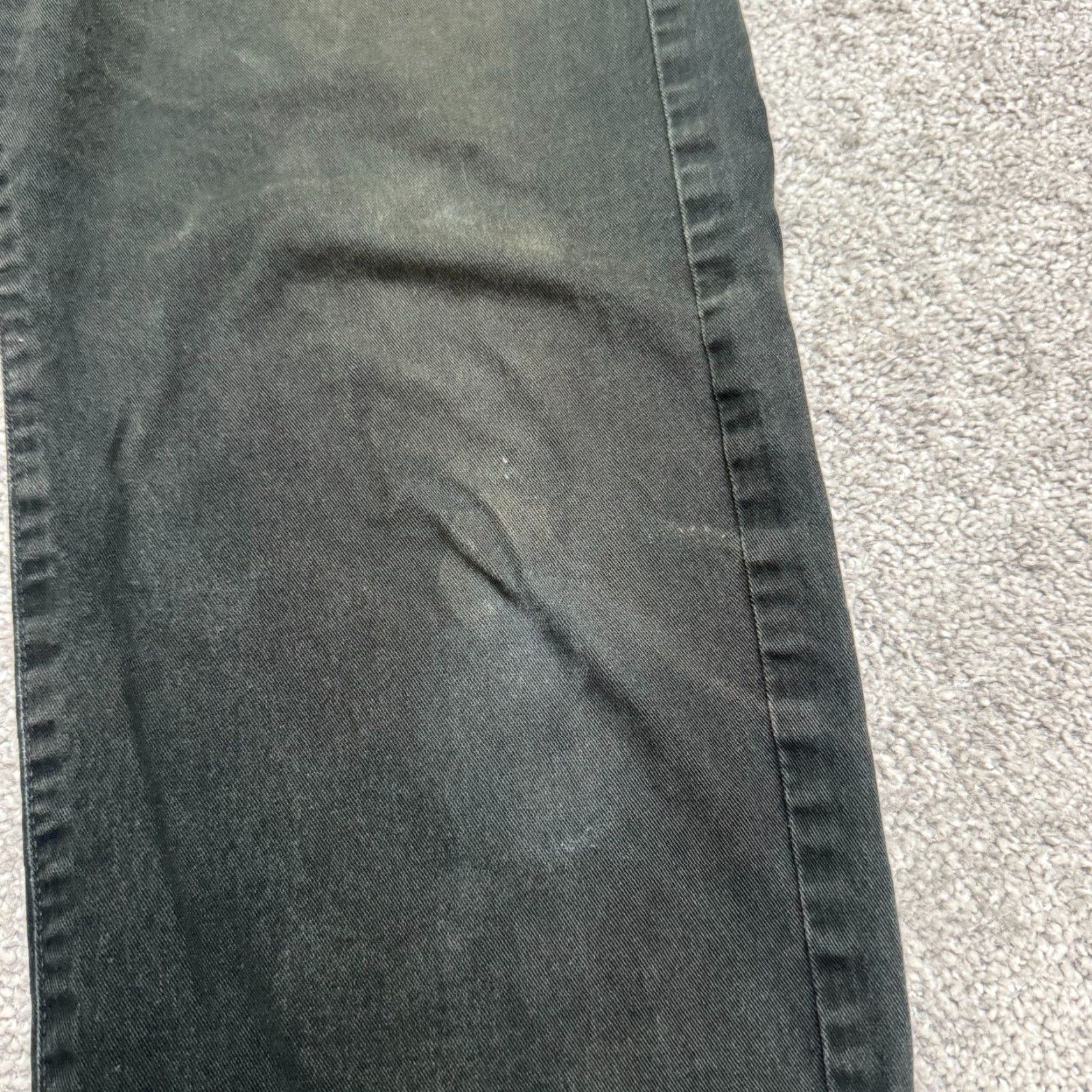 RVCA RVCA Pants Chino Slim Straight 5-Pocket Mens 33 Black Regular Inseam 31" Twill Flat Front Button Zip Modern Classic Mens Size US 35 - 7 Thumbnail