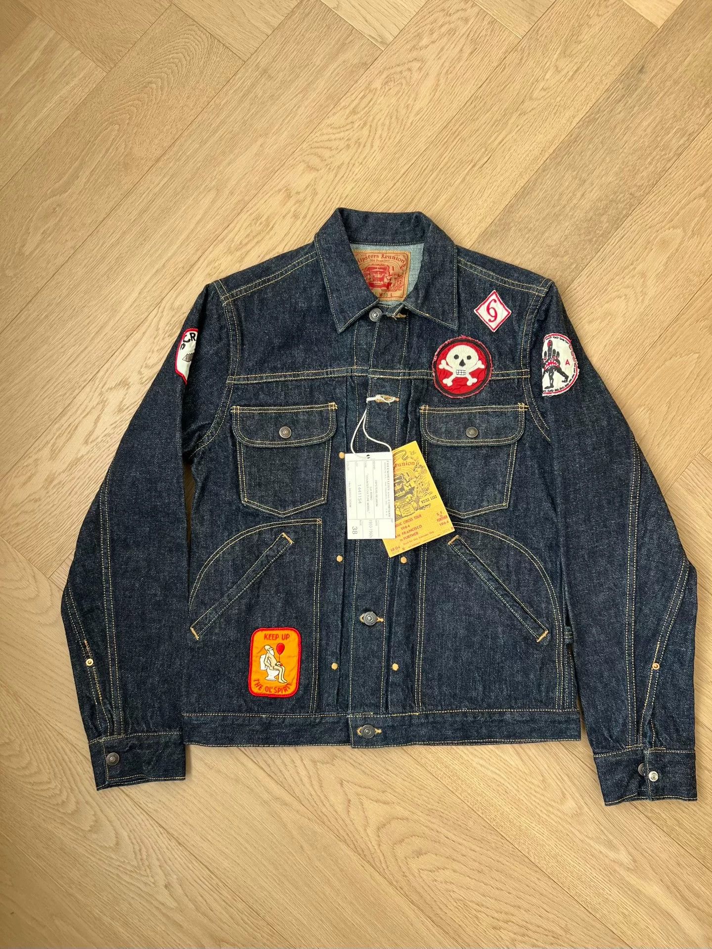 Freewheelers Freewheelers Denim Jacket Model 666MJ Size US M / EU 48-50 / 2 - 1 Thumbnail