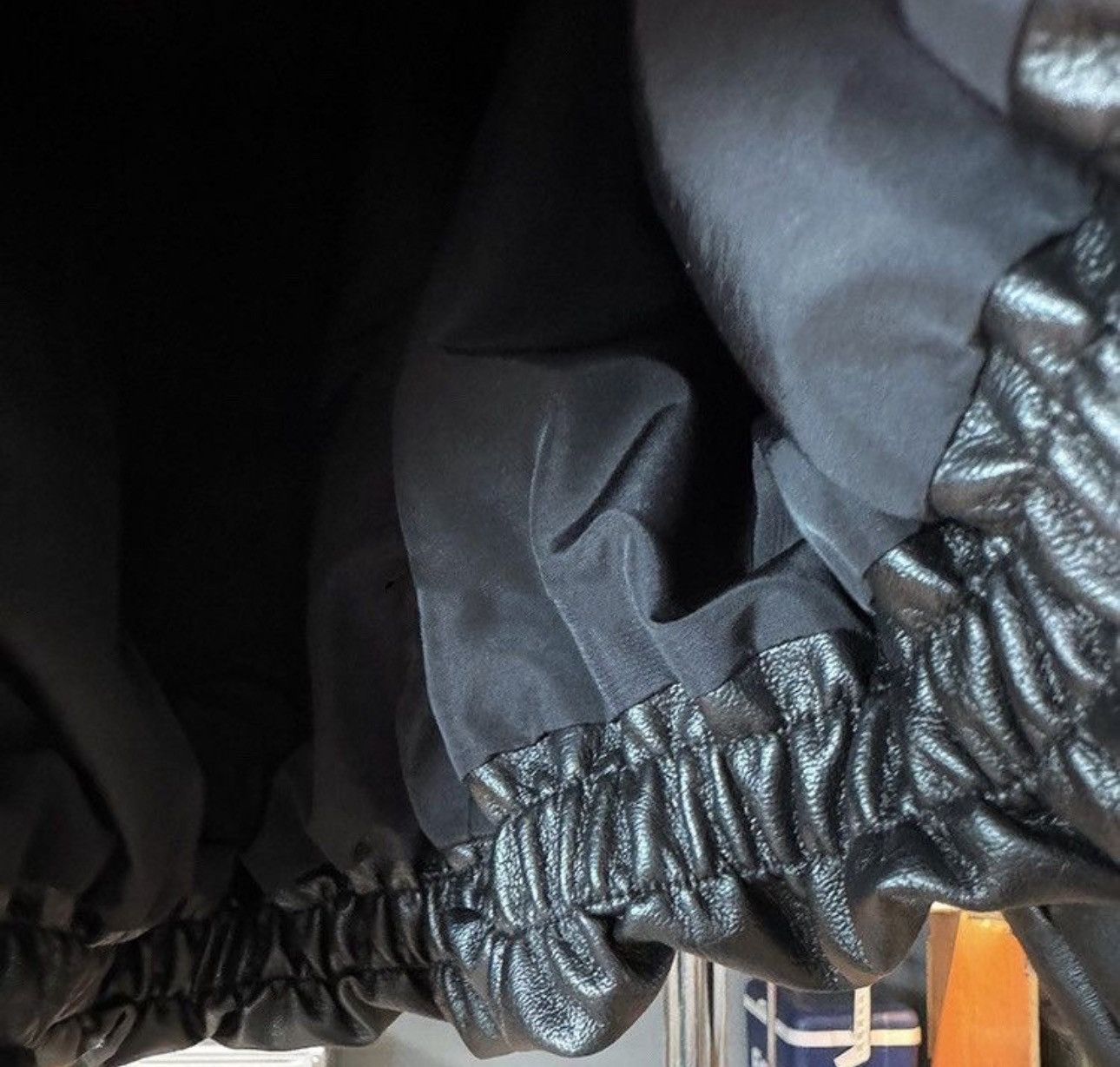 Designer × Vintage Avant Garde Loose Zipper PU Leather Oversized Jacket Size US XL / EU 56 / 4 - 10 Thumbnail