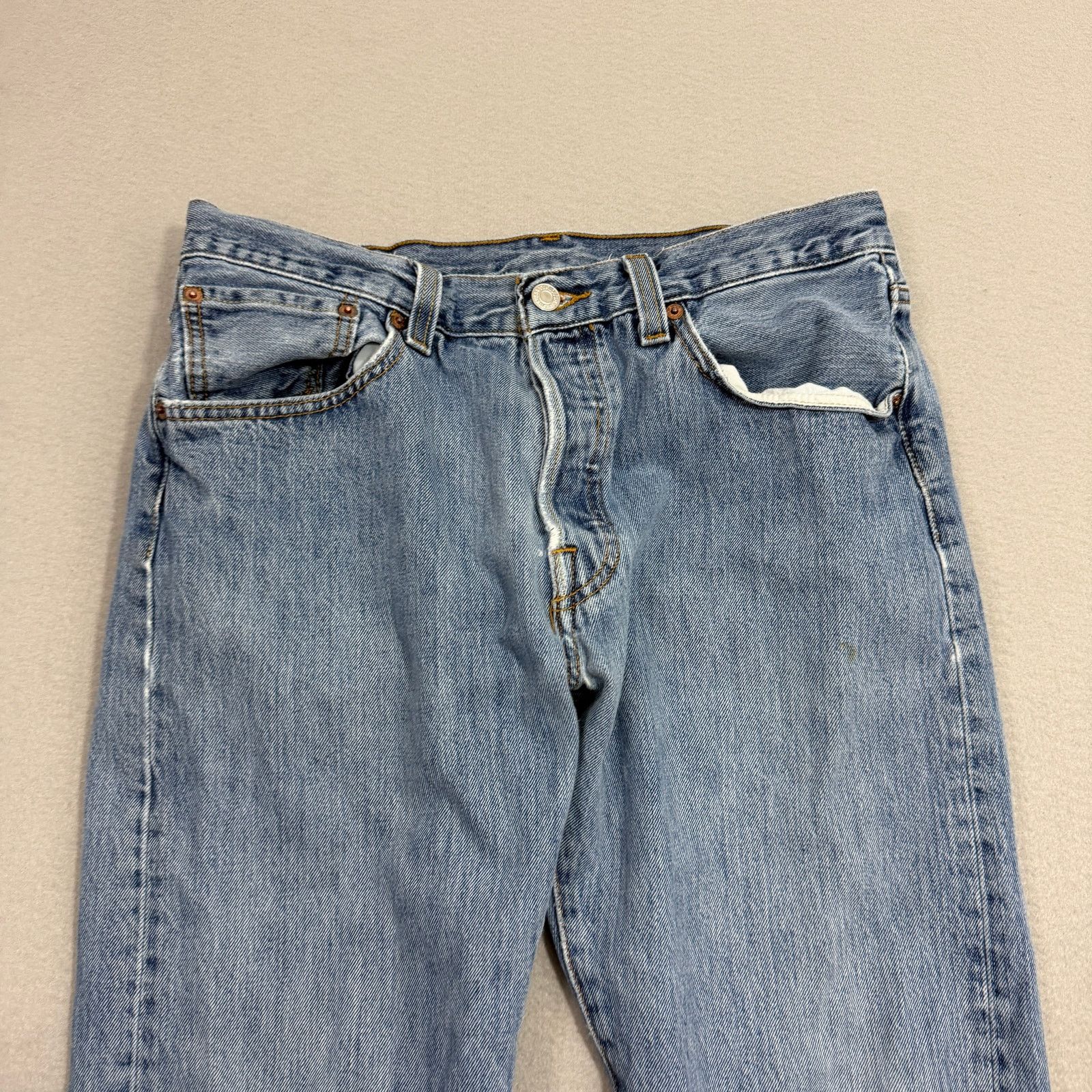 Levi's Vintage Levis 501xx Jeans Men's 32x29 Blue Straight Fit Size US 32 / EU 48 - 3 Thumbnail