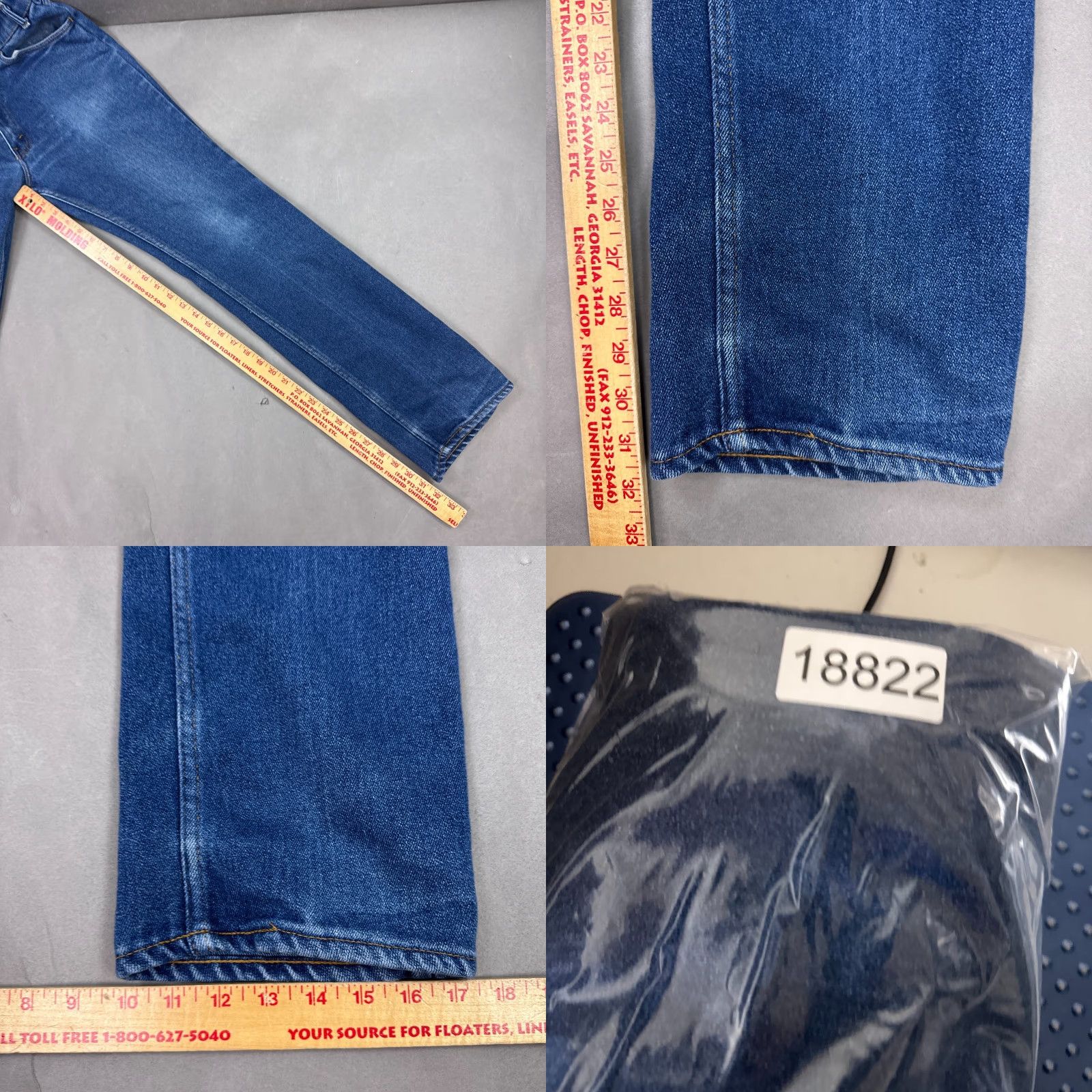 Levi's VINTAGE Levi's Jeans Mens 34x32 Blue 90s Denim Pants 547 Faded Levi's 500 Series 5-Pocket Regular Medium Wash 32in Inseam Mens Jeans Size US 34 / EU 50 - 10 Thumbnail