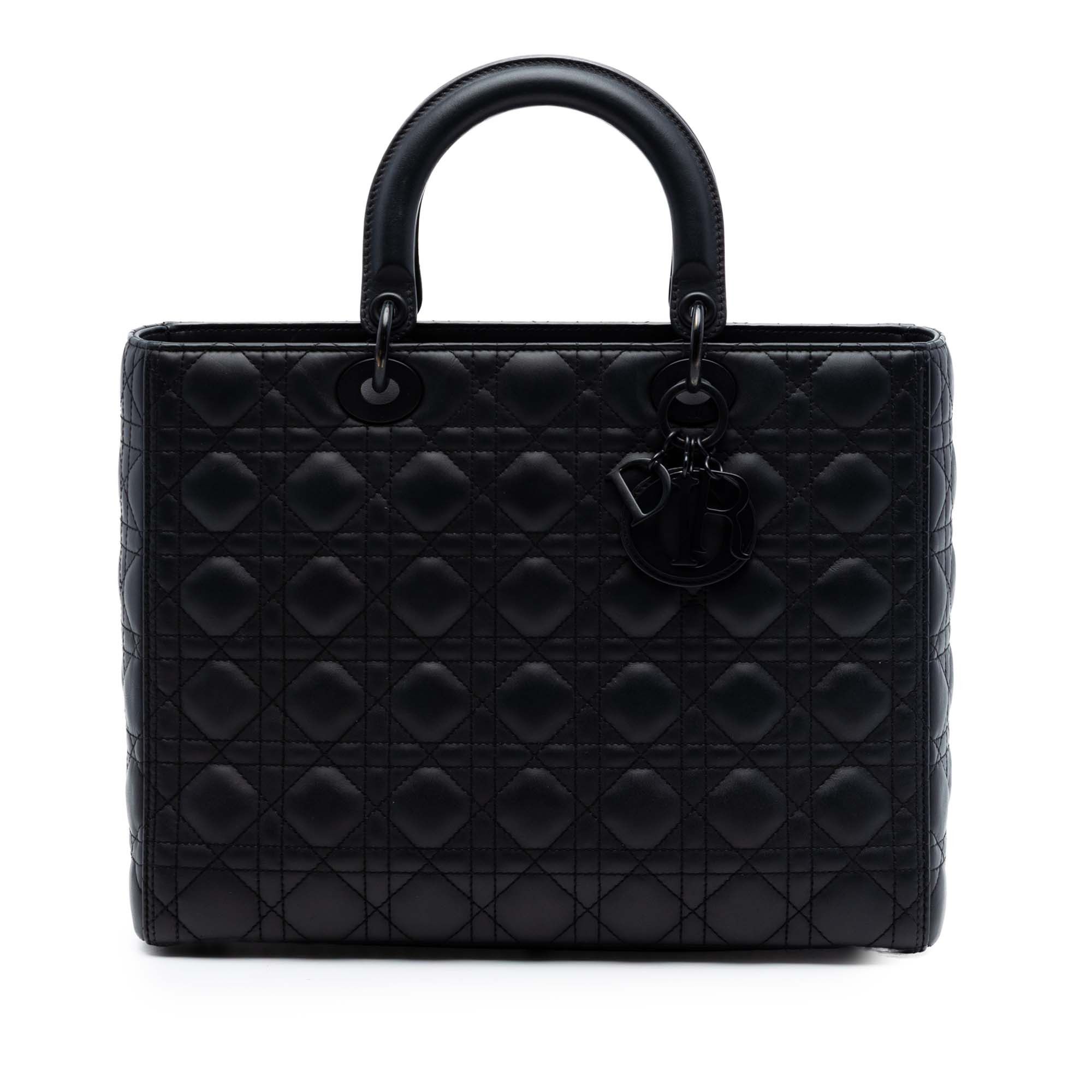Dior Large Ultra Matte Calfskin Cannage Lady Dior Size ONE SIZE - 1 Thumbnail