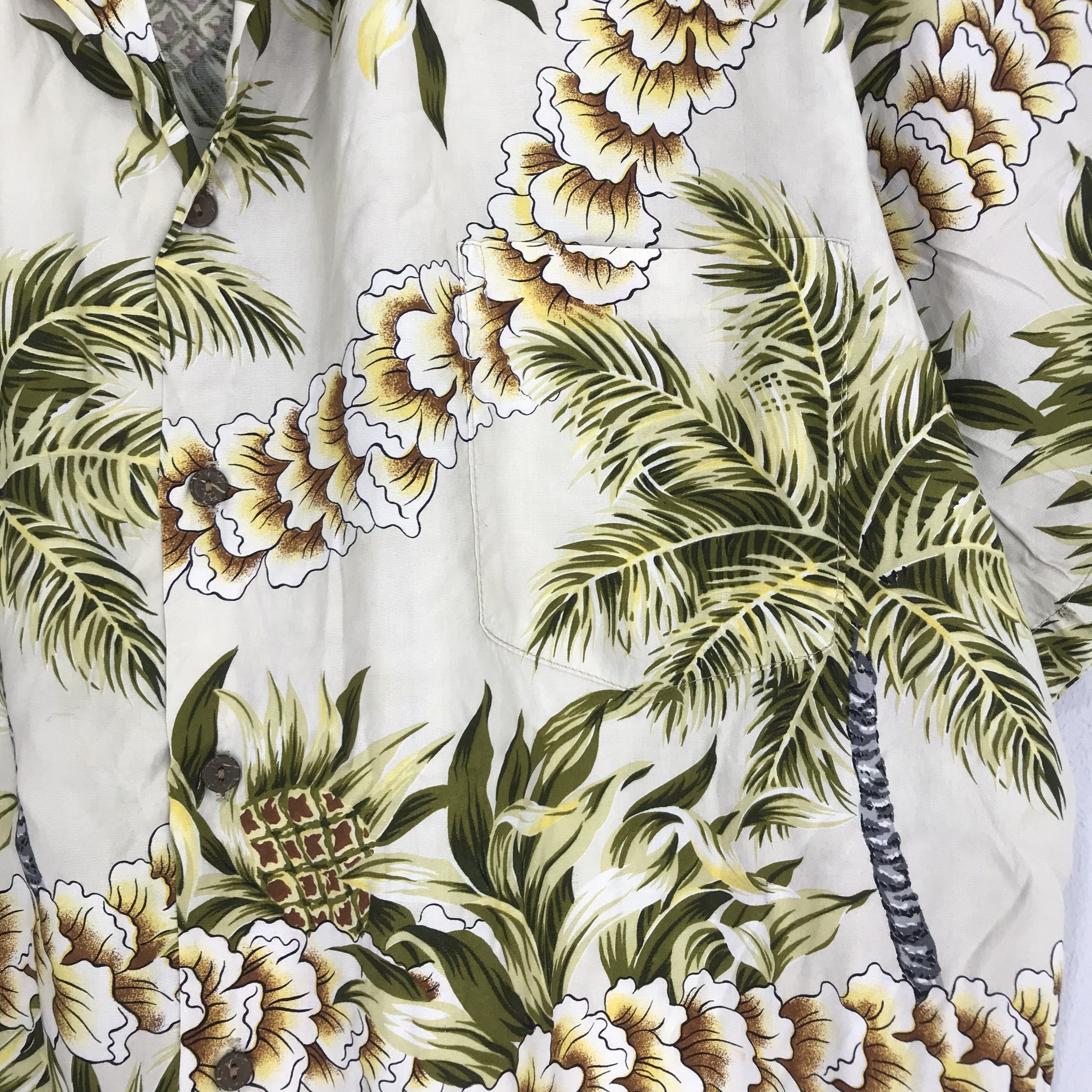 Hilo Hattie Vintage made in hawaii hibicius flower and palm beach - 47 Size US XL / EU 56 / 4 - 3 Thumbnail