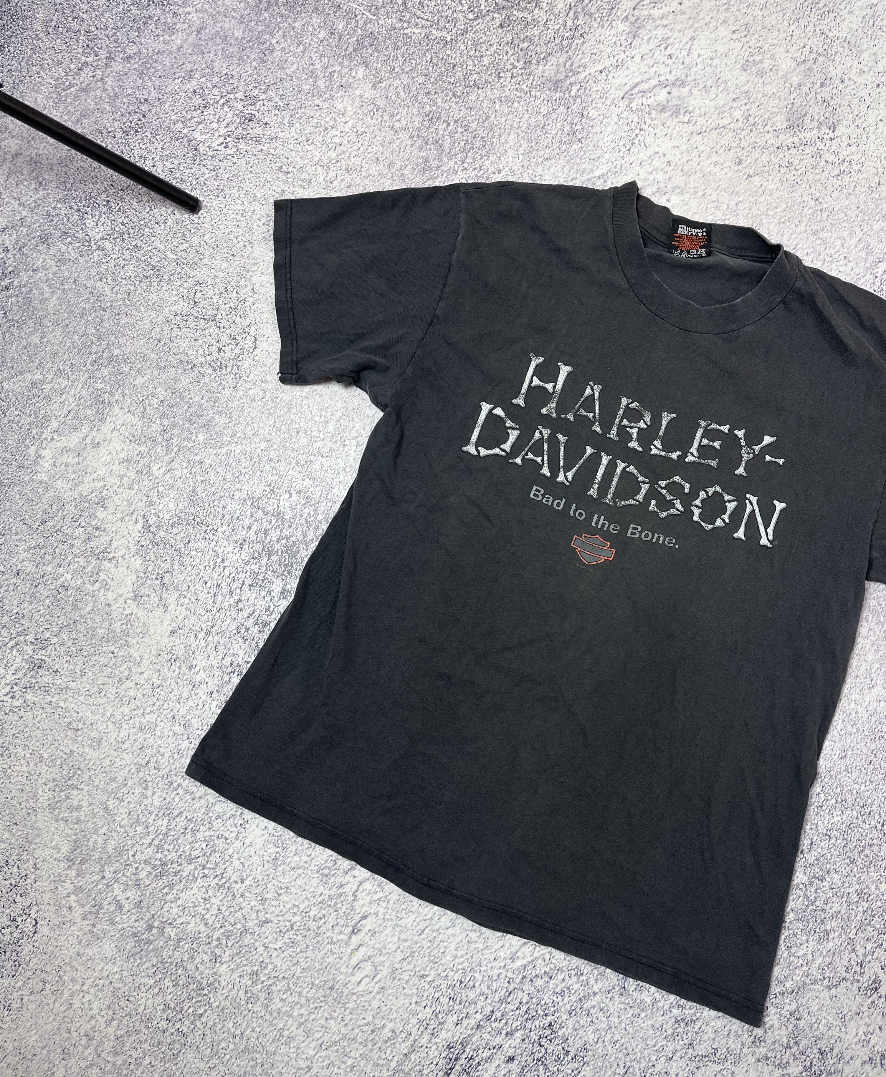 Harley Davidson × Japanese Brand Vintage mens t-shirt Harley-Davidson size L 1998 Size US L / EU 52-54 / 3 - 3 Thumbnail