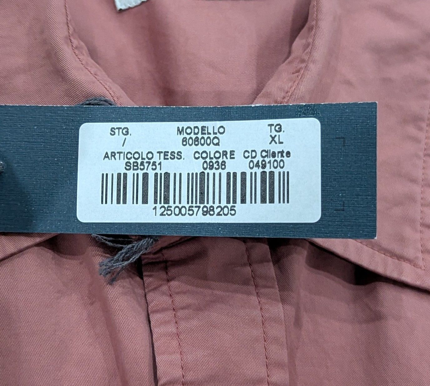 Boglioli BOGLIOLI Stretch Cotton LS Button Front Overshirt Pink XL Size US XL / EU 56 / 4 - 10 Thumbnail