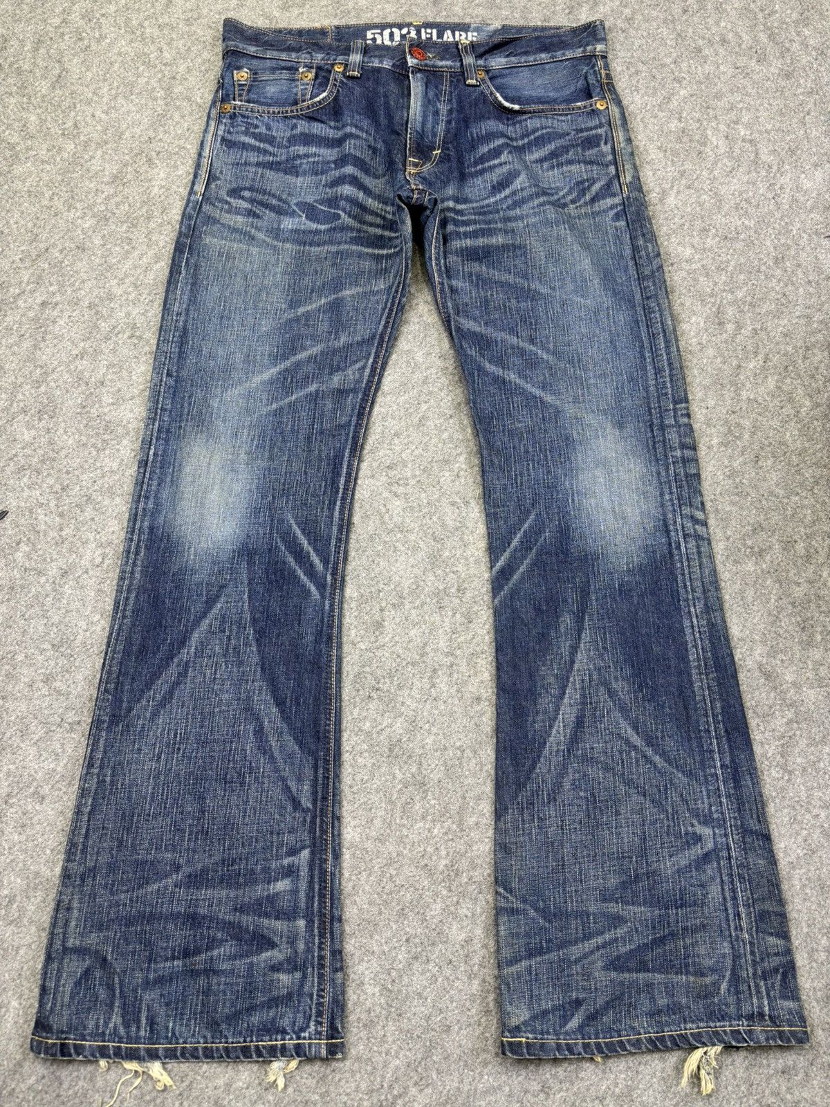 Edwin 💥Flare💥Edwin 503 Sick Fades Flare Denim K39 Size US 36 / EU 52 - 19 Thumbnail