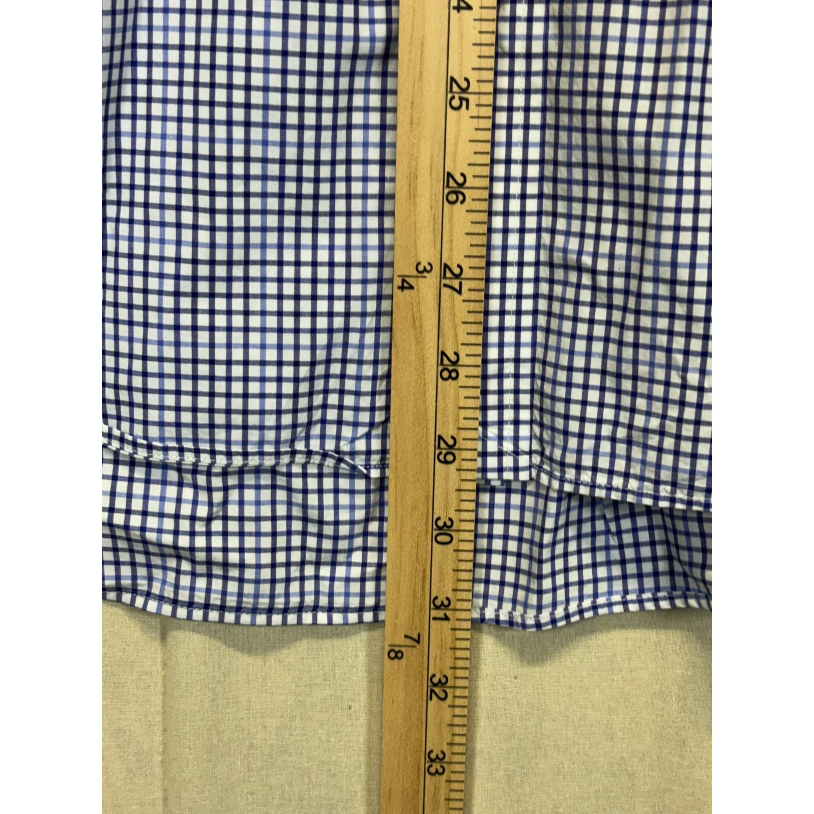Polo Ralph Lauren Ralph Lauren Men’s 2XB Blue Plaid Short Sleeve Button Down Size US XXL / EU 58 / 5 - 2 Thumbnail