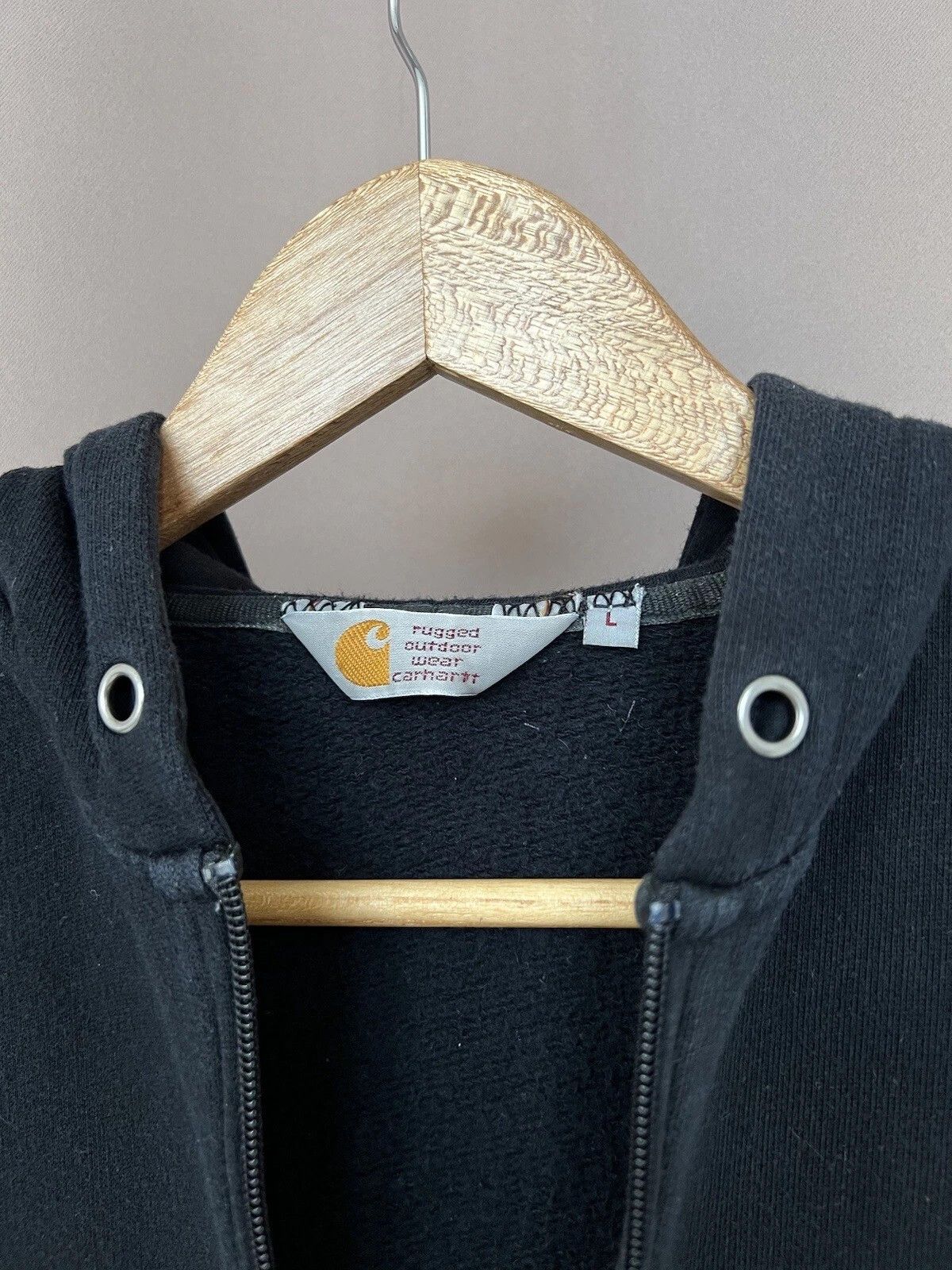 Carhartt Carhartt Car-Lux Thermo Hoodie Mens Size S/M Full Zip Black Size US S / EU 44-46 / 1 - 9 Thumbnail