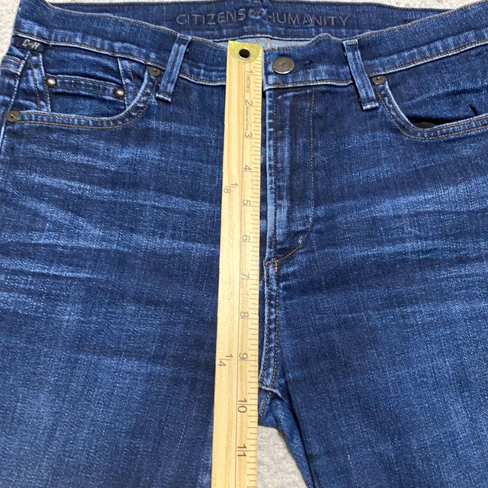 Citizens Of Humanity Citizens of Humanity Jeans Womens sz 29 Blue Denim Rocket High Rise Skinny Size 29" - 7 Thumbnail