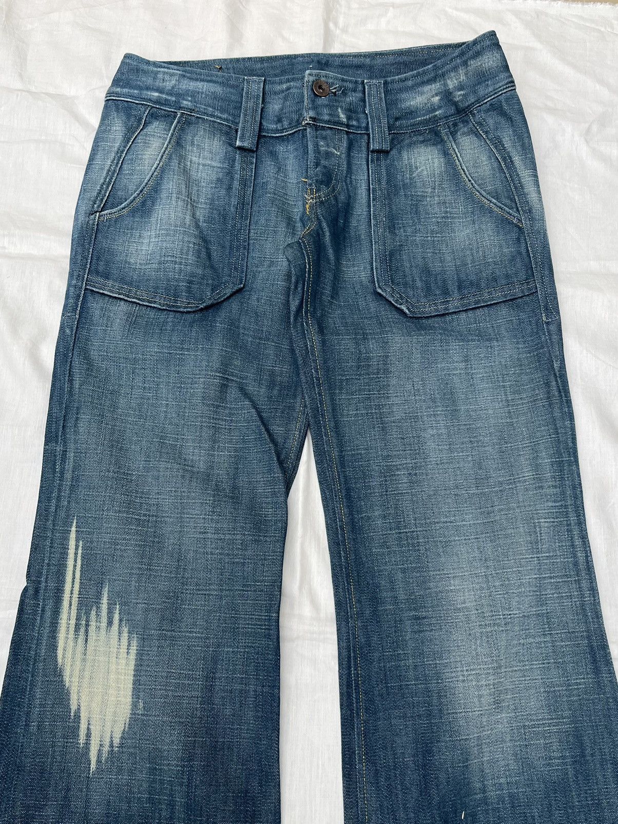 Diesel 31" Diesel Jeans Rare Pocket Bootcut Size 31" - 2 Thumbnail