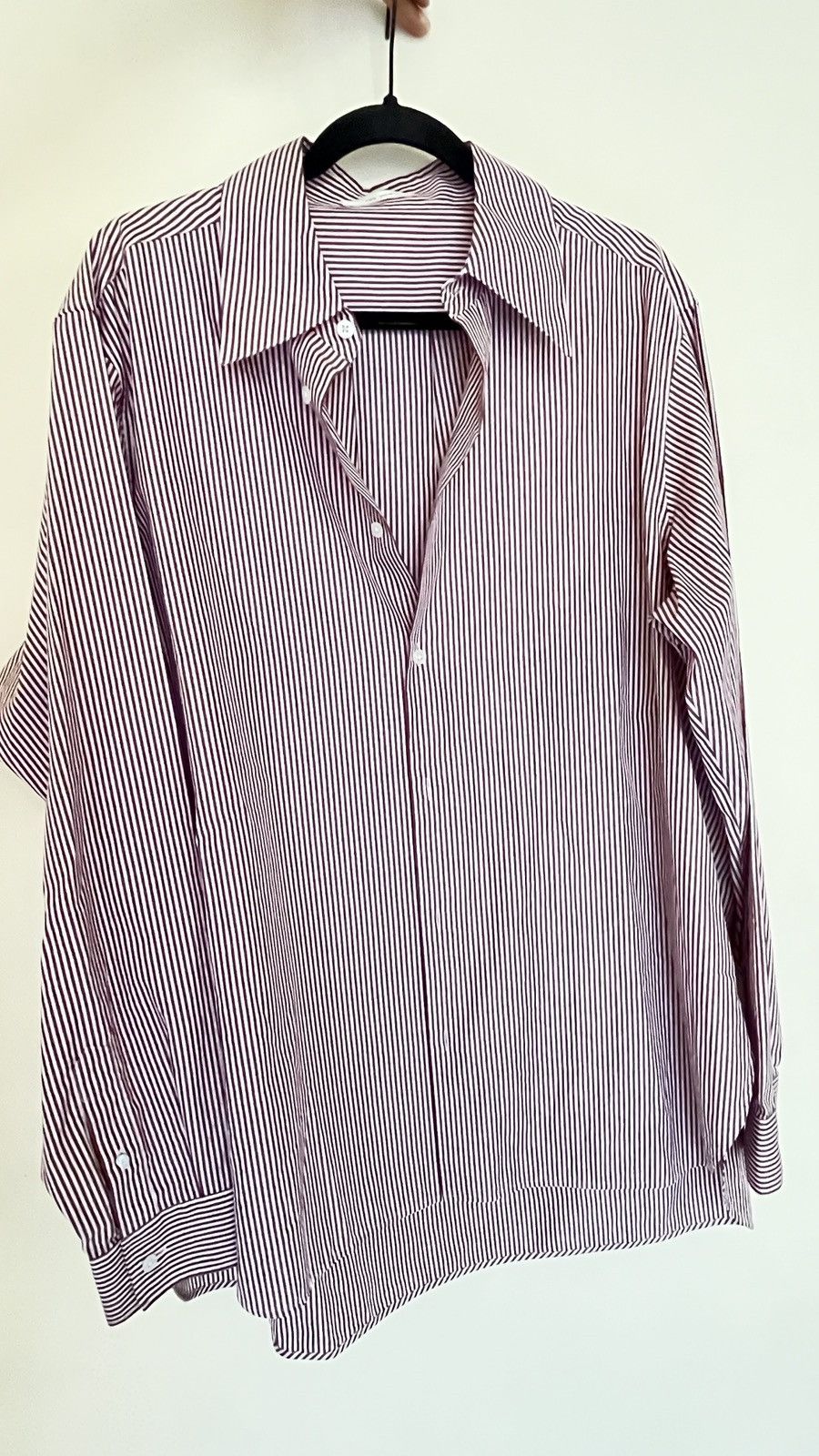 The Row The Row 'Kroner' striped long sleeve shirt Size US XL / EU 56 / 4 - 1 Thumbnail