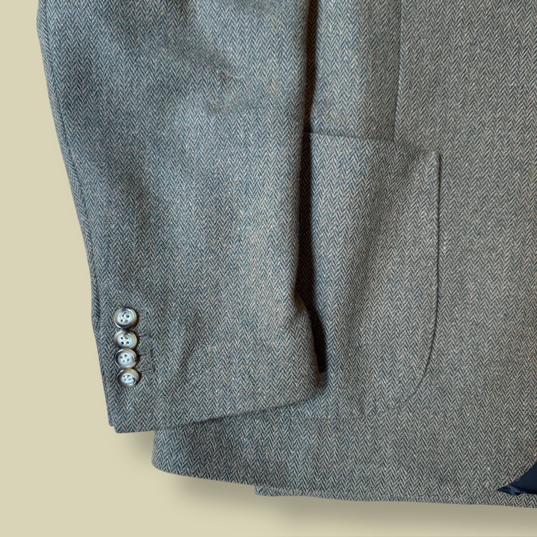 Other Blazer Blue Studio Brown MADE IN ITALY Size 52S - 4 Thumbnail