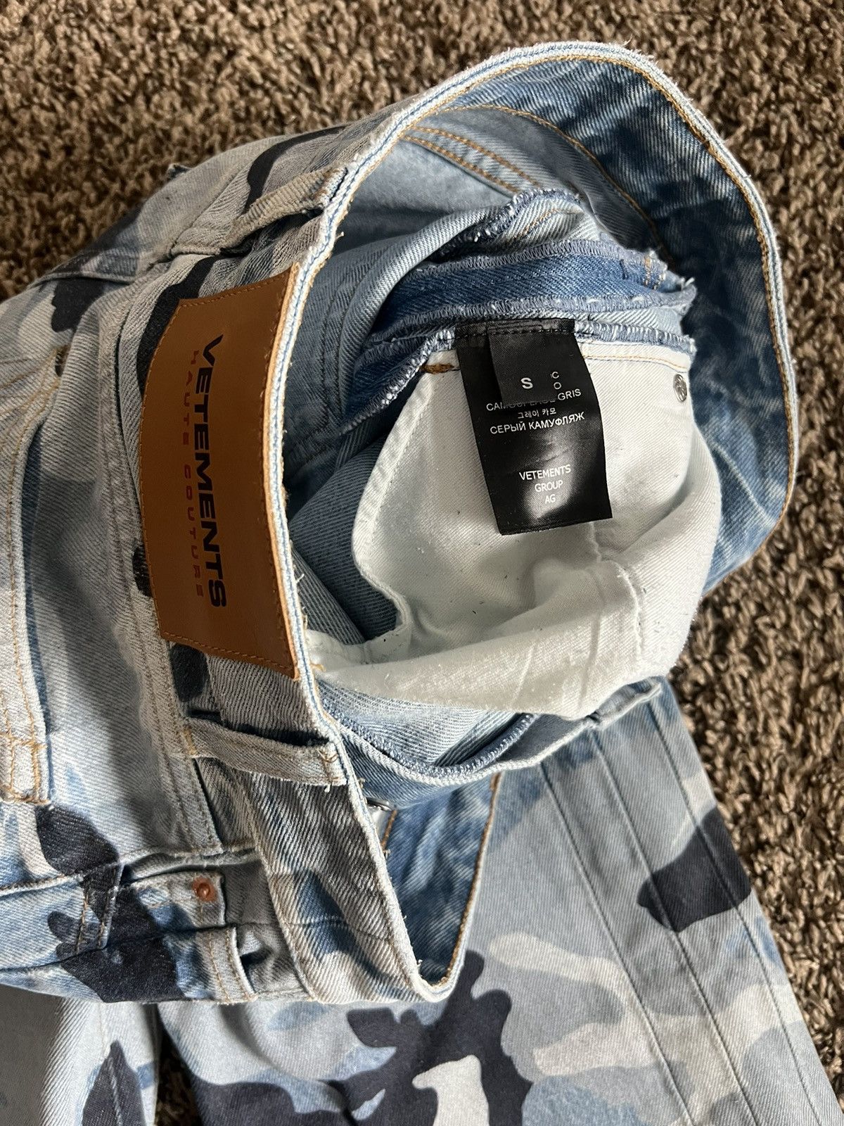 Vetements Vetements Camo Pants Size US 30 / EU 46 - 6 Thumbnail