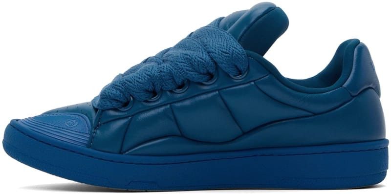 Lanvin o1w1db11024 Curb Low Top Sneakers in Blue Size US 7.5 / EU 40-41 - 4 Thumbnail