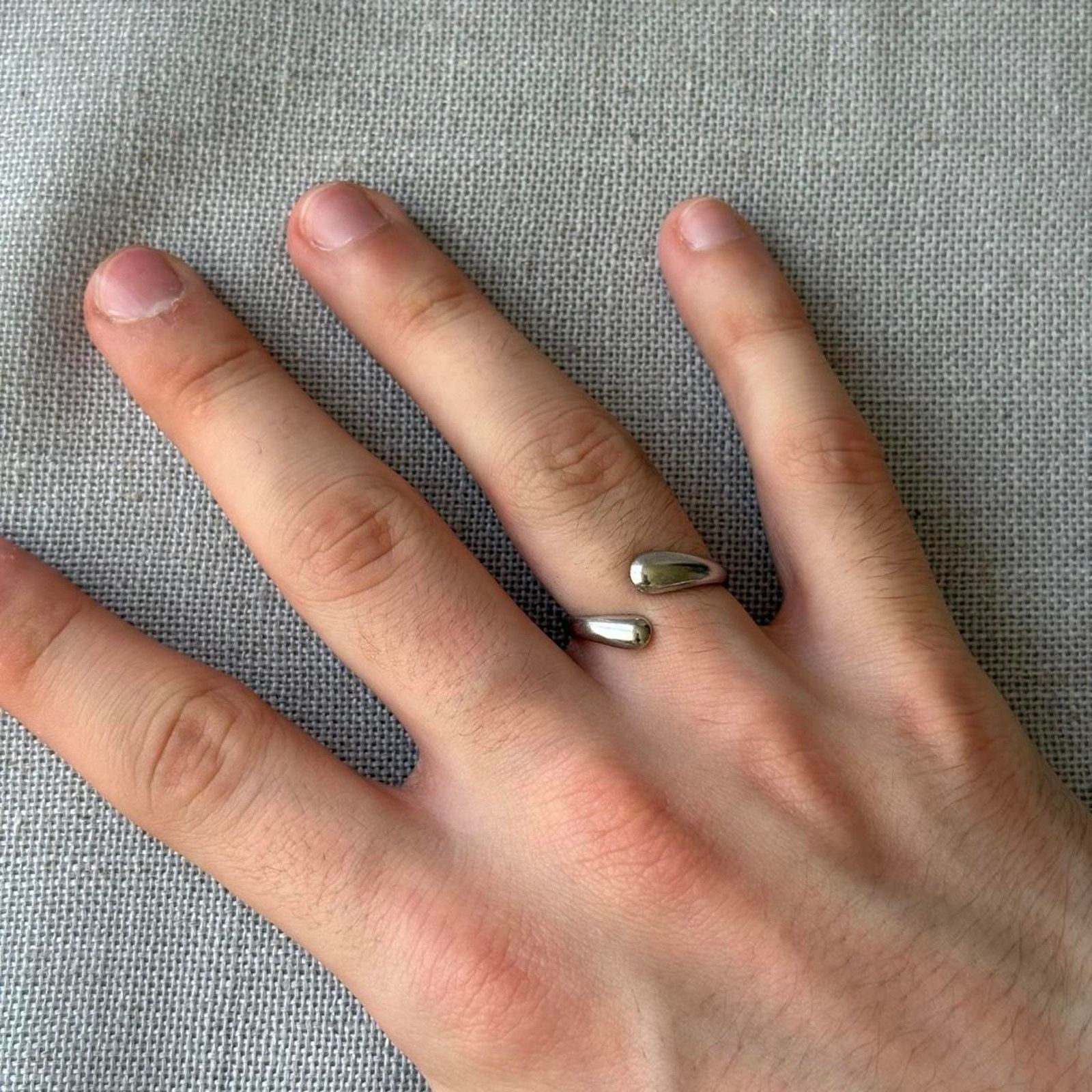Other Silver asymmetrical vintage style MENS Size ONE SIZE - 3 Thumbnail
