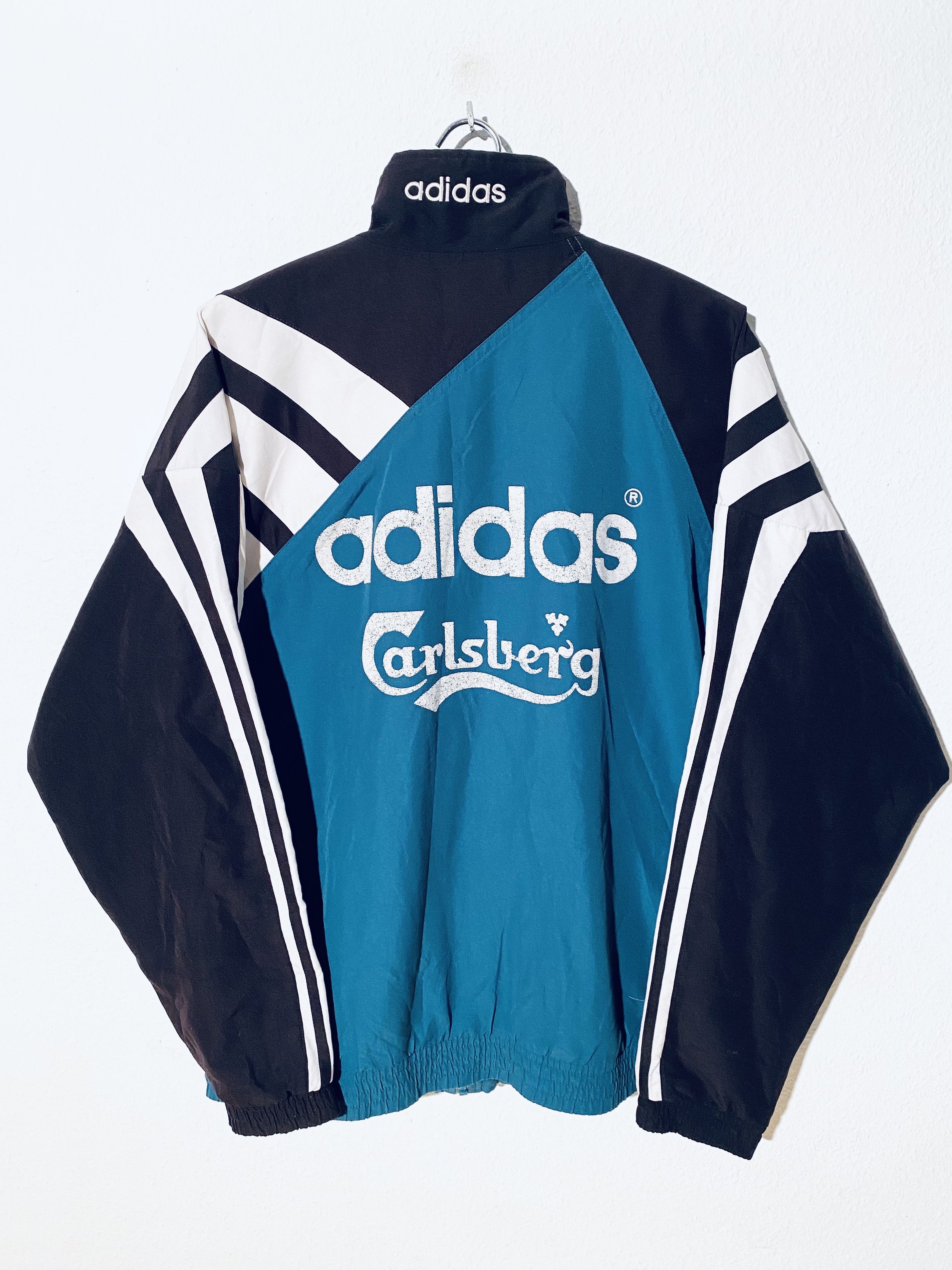 Adidas × Vintage Liverpool Track Training Jacket 1995 / 1996 Size US L / EU 52-54 / 3 - 3 Thumbnail