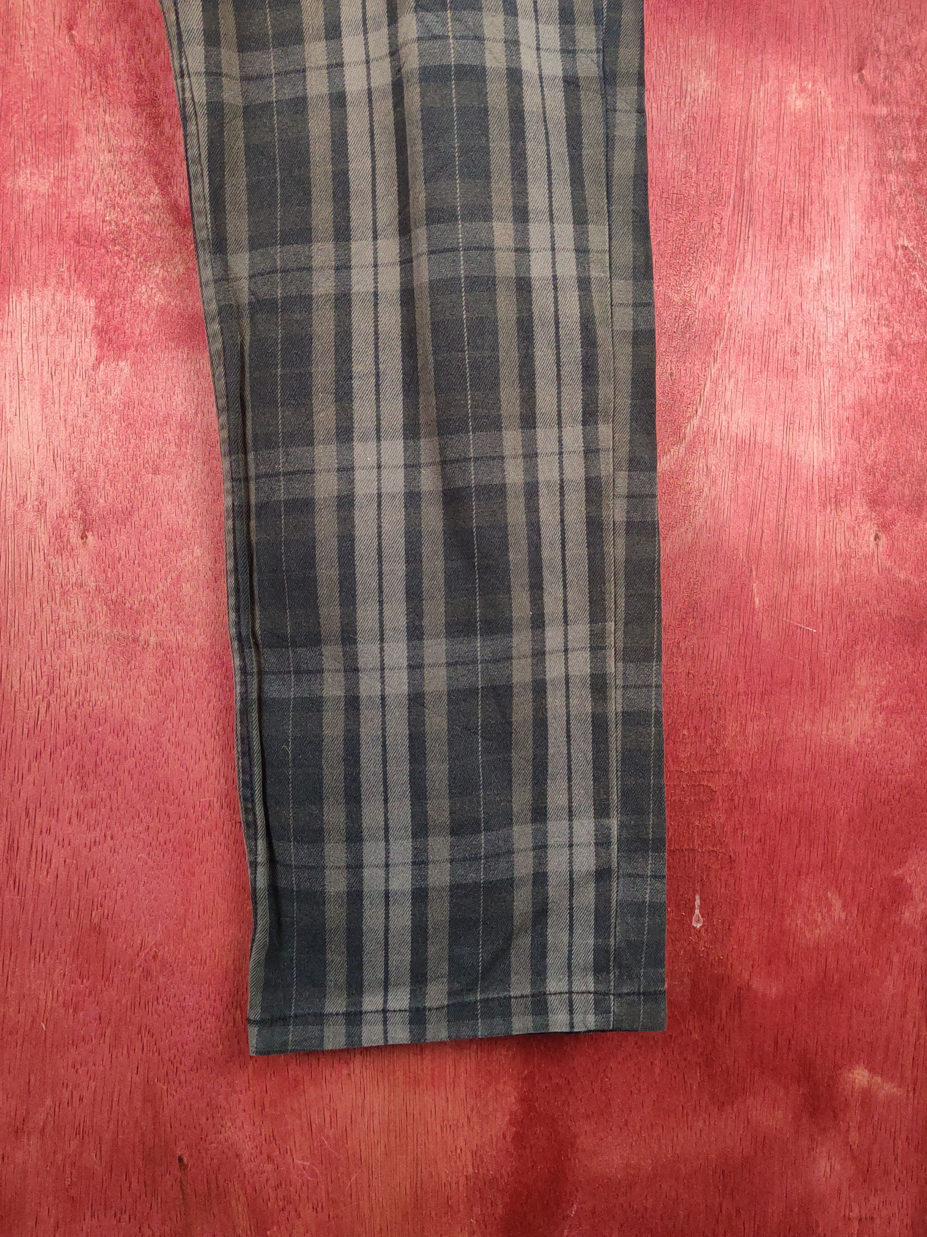 Japanese Brand × Vintage Ikka Black Faded stripe vintage Casual Pants #S1714 Size US 32 / EU 48 - 6 Thumbnail