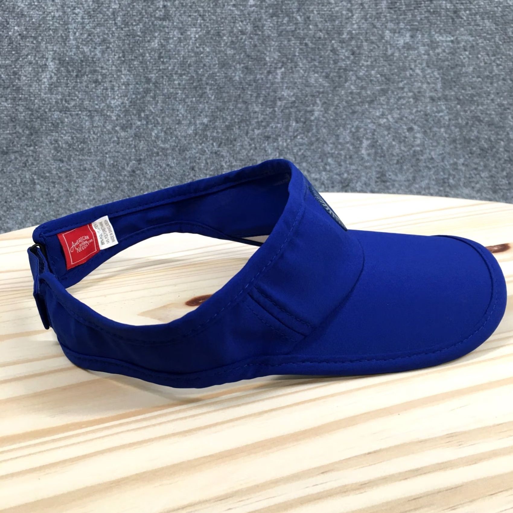 American Needle American Needle Visor Cap Hat Summer Sun Patch Logo Mens One Size Royal Blue Size ONE SIZE - 5 Thumbnail