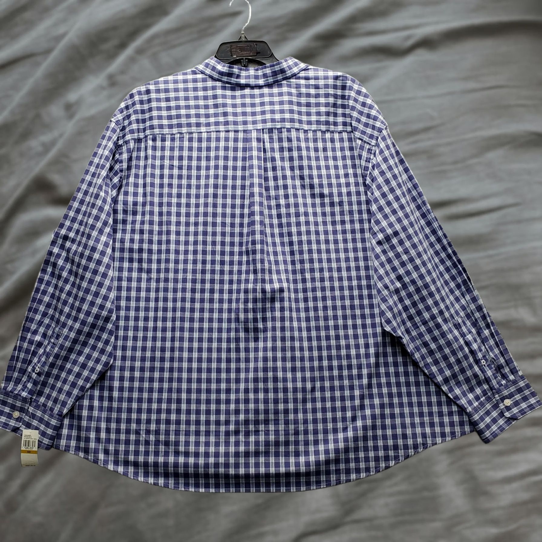 Izod IZOD Mens 4XB Multi Plaid Performance All-Over Stretch Comfort Button Down Shirt Mens Size 4XB Big & Tall Plaid Cotton Casual Outdoor Womens? Size US XXL / EU 58 / 5 - 1 Thumbnail