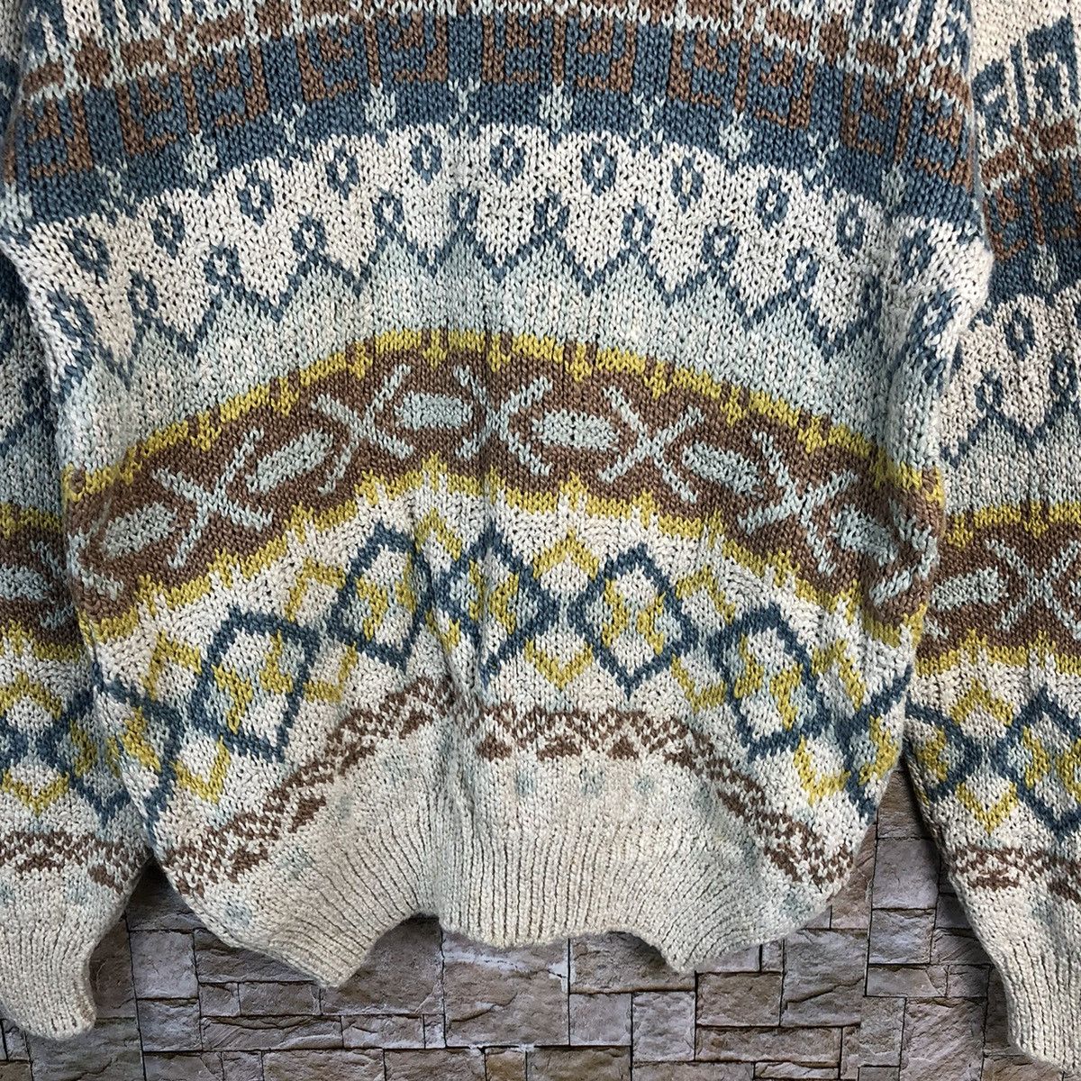Homespun Knitwear Us Sport Cream vintage art sweatshirt Knitwear #A265 Size US S / EU 44-46 / 1 - 6 Thumbnail