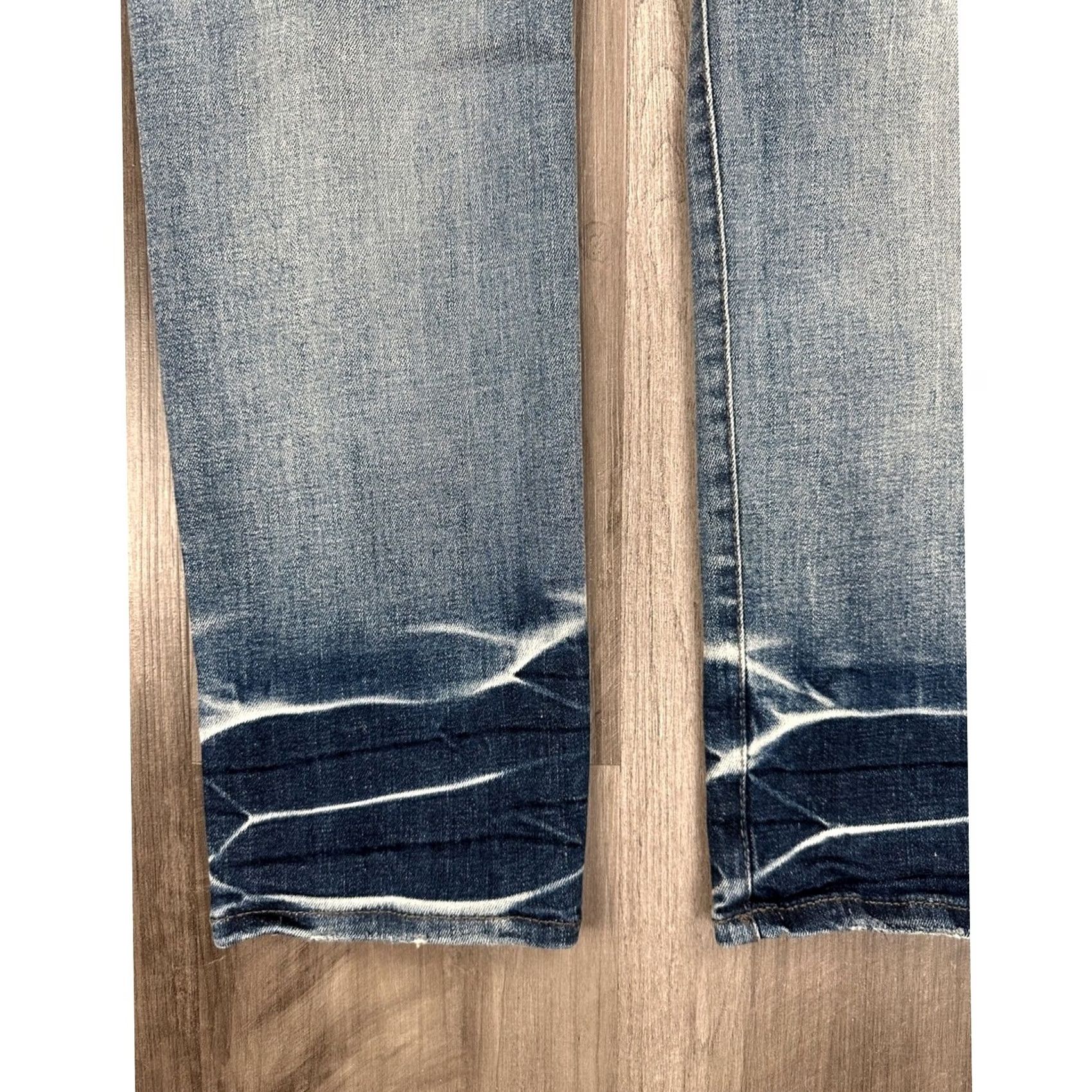 Prps PRPS Le Sabre Slim Tapered Light Wash Jeans 30 Men Regular 34 Inseam Blue 100% Cotton Tapered NWT Size US 30 / EU 46 - 3 Thumbnail