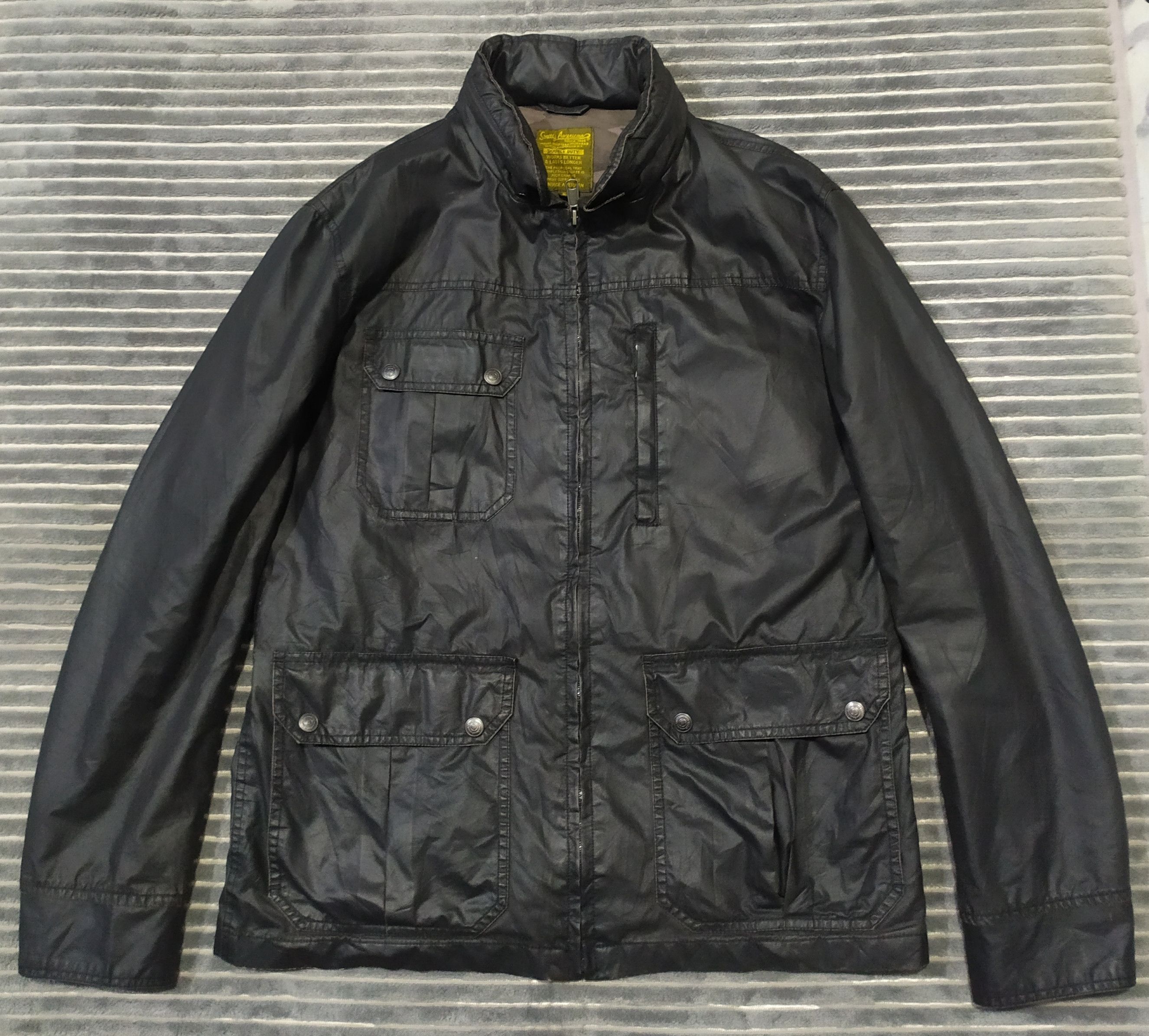 If Six Was Nine Vintage Smitth American black Jacket Size US L / EU 52-54 / 3 - 1 Thumbnail