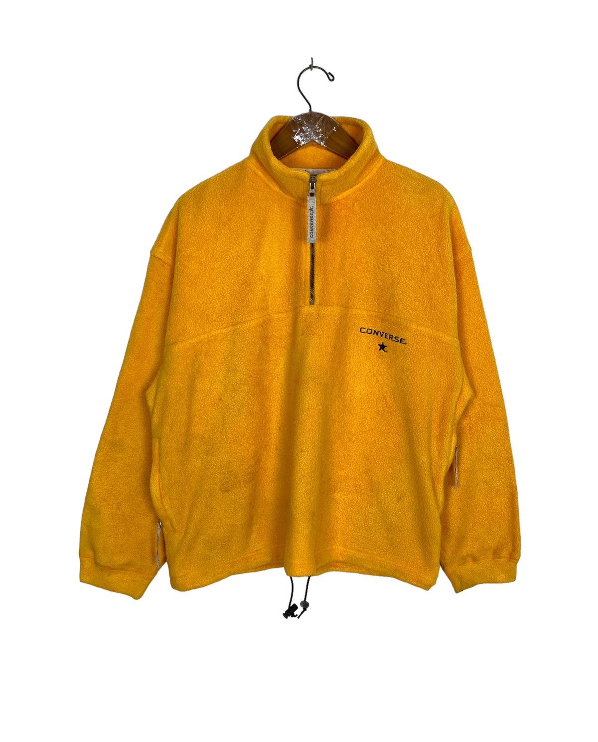 Converse Rare‼️ Vintage Converse Fleece Polartec Script Logo Size US M / EU 48-50 / 2 - 1 Thumbnail