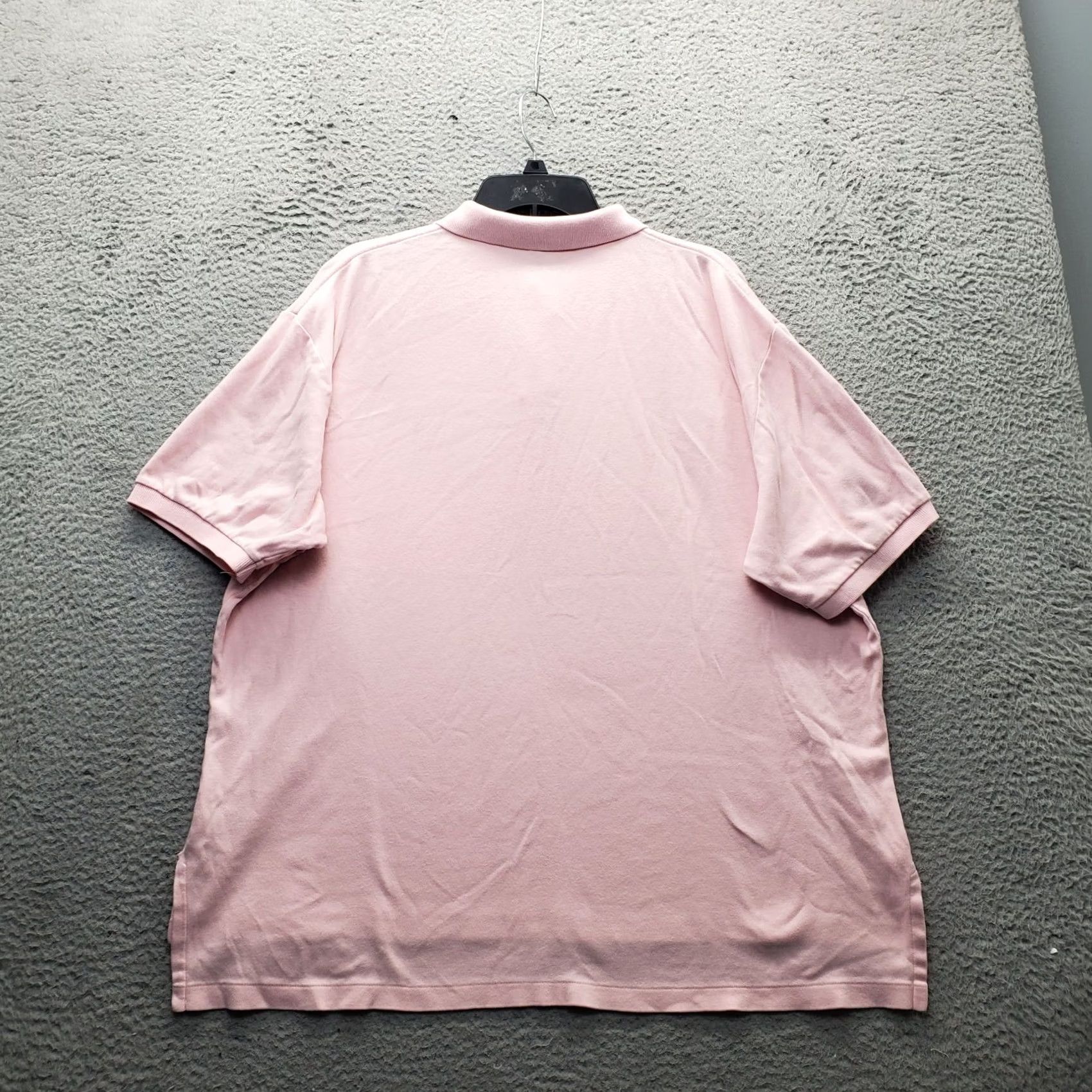 Polo Ralph Lauren VINTAGE Polo Ralph Lauren Polo Shirt Mens XL Pink High Low Slit Pony Logo Popover Size US XL / EU 56 / 4 - 2 Thumbnail