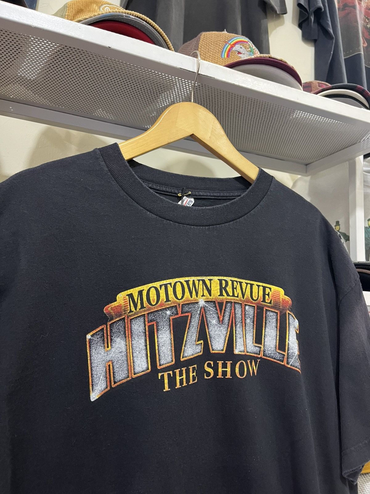 Vintage Motown Revue Mens Black Hitzville The Show Dreamgirl Jin Size US XL / EU 56 / 4 - 3 Thumbnail