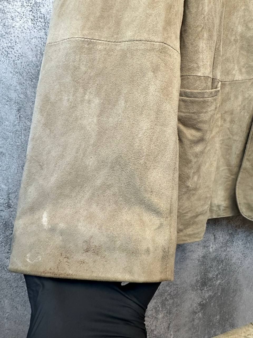 Armani Collezioni Armani Collezioni Velour Coat Vintage Single-Breasted Size XL / US 12-14 / IT 48-50 - 11 Thumbnail