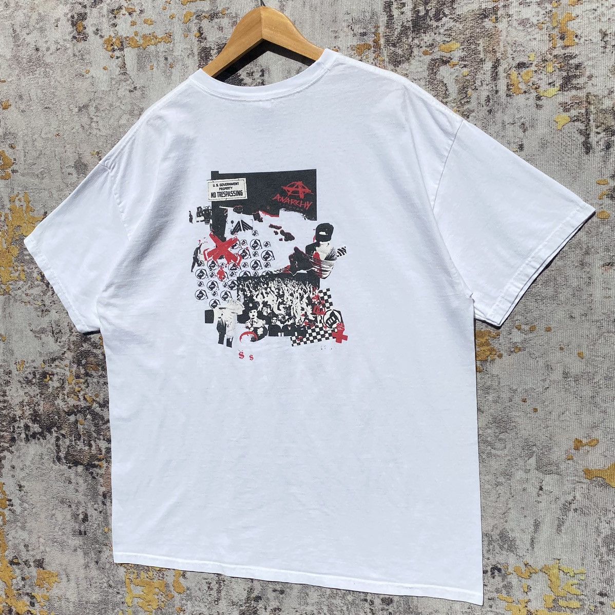 Vintage 💥Rare💥Vintage Local Motion Anarchy Shirt Anarchy Government Size US XL / EU 56 / 4 - 3 Thumbnail