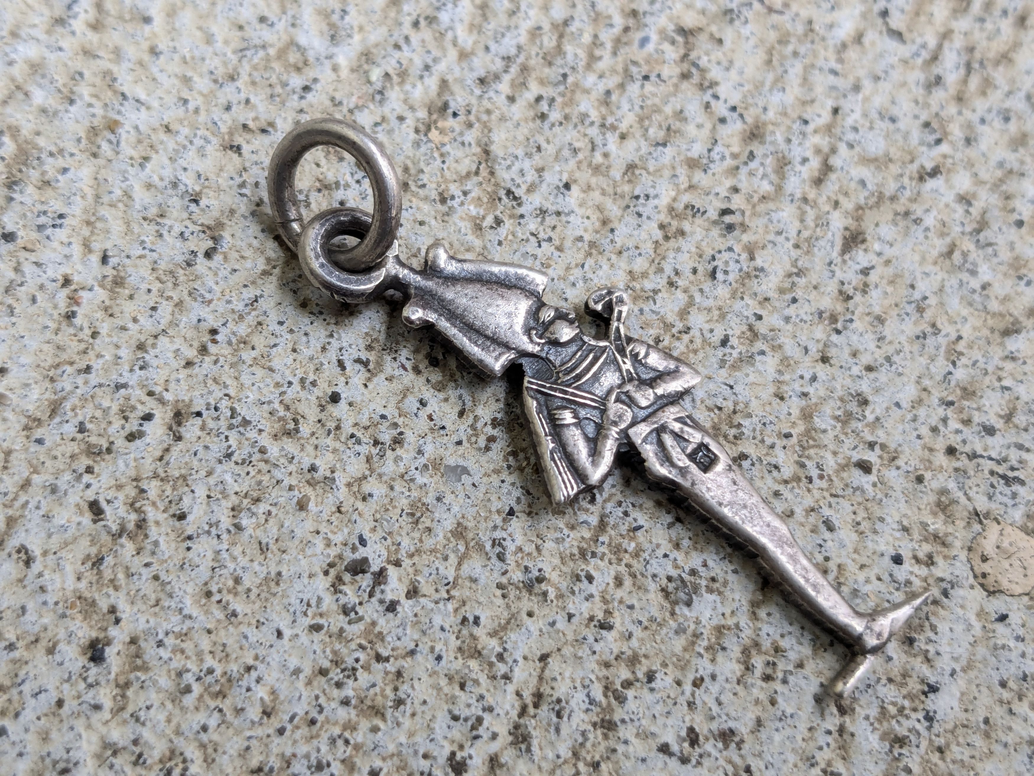 Jewelry × Vintage Vintage Sterling Silver Pendant Osiris Ancient Egypt Kemet Size ONE SIZE - 8 Thumbnail