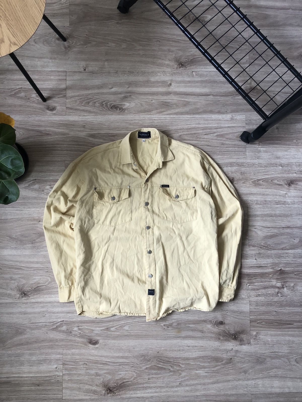 Versace Jeans Couture × Vintage Vintage Versace Jeans Couture Shirt Size US XL / EU 56 / 4 - 1 Thumbnail