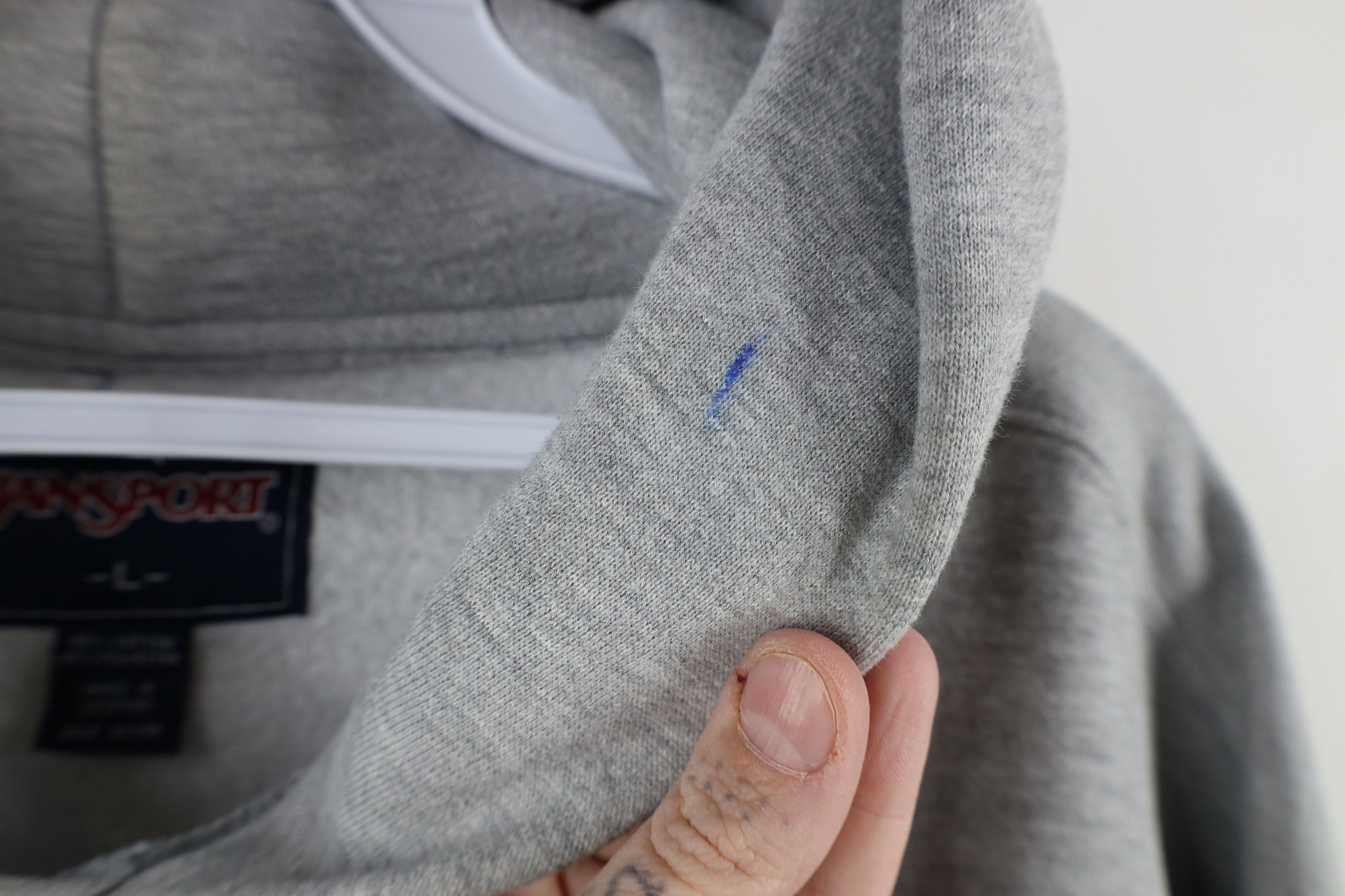 Vintage Vintage 90s Green State University Hoodie Sweatshirt Gray Size US L / EU 52-54 / 3 - 10 Thumbnail