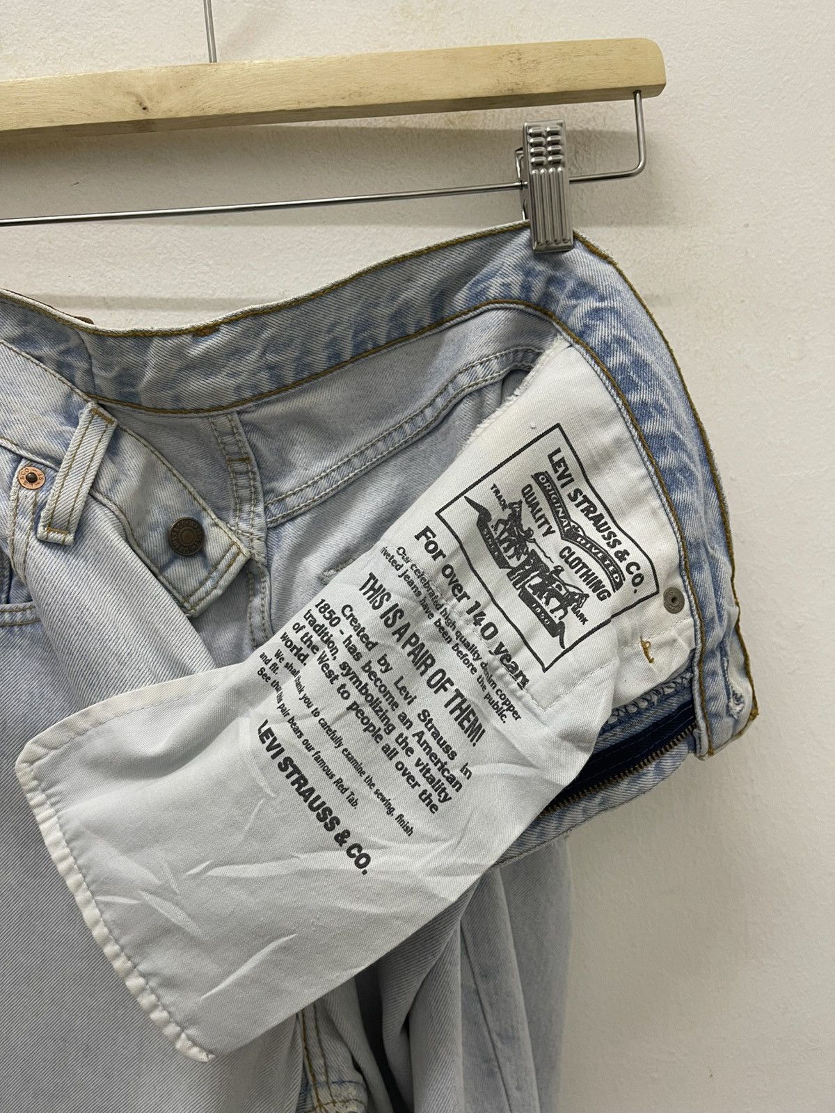 Levi's Vintage Clothing Rare Vintage LEVIS 532 Made in UK 299 Button Size US 30 / EU 46 - 6 Thumbnail