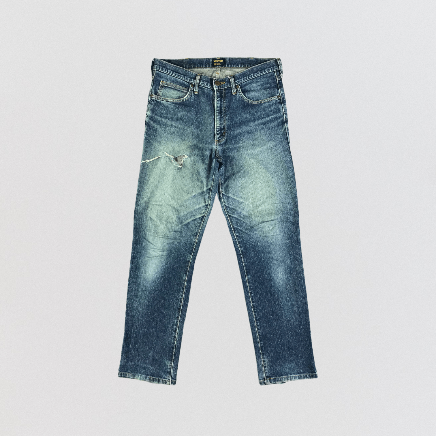 Vintage × Wrangler Vintage Blue Wash Wrangler Jeans-JM3246 Size US 35 - 1 Thumbnail