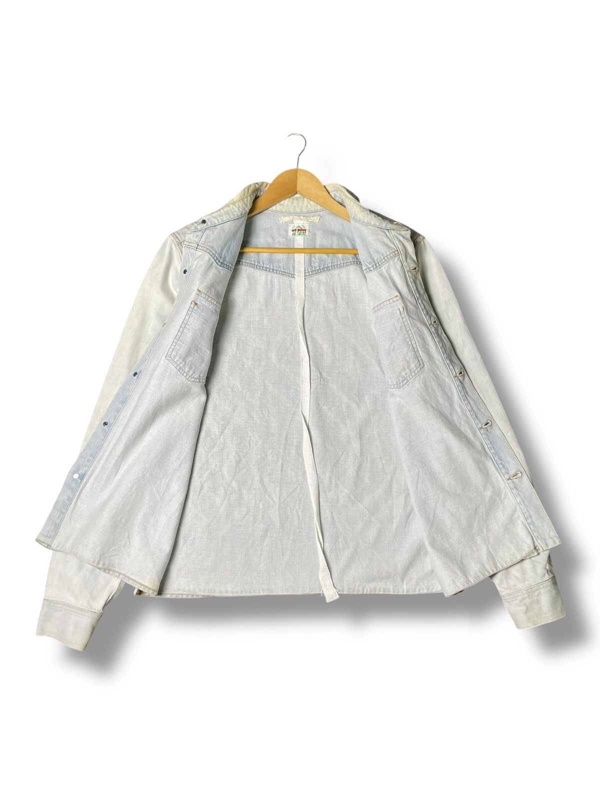 Designer × Off-White Rare Off-White Denim Jacket (55) Size US M / EU 48-50 / 2 - 2 Thumbnail