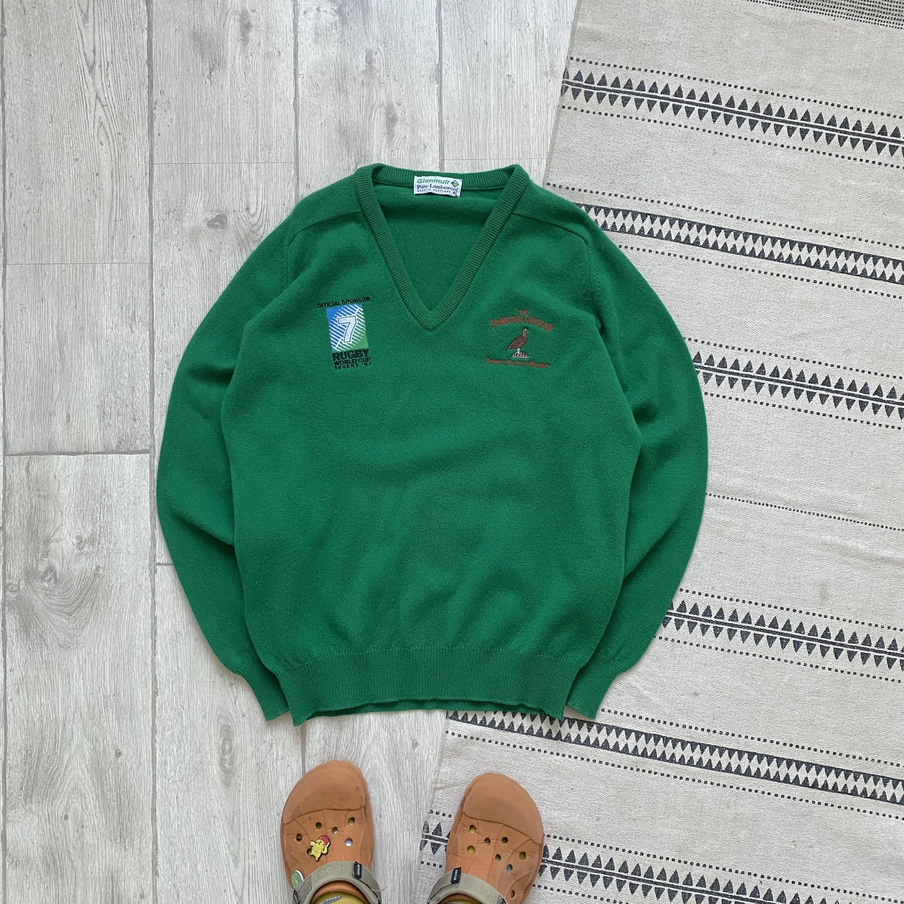 Rugby Ralph Lauren Vintage 93s England Rugby Sweater World Cup Knit Wool Size US M / EU 48-50 / 2 - 1 Thumbnail