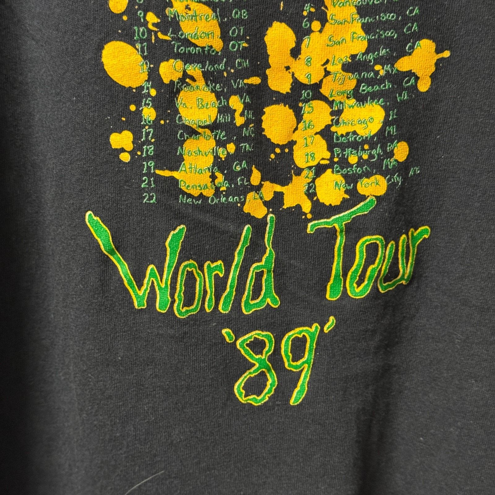 Hanes Vintage 1989 Bad Brains Quickness World Tour Shirt Punk XXL Size US XXL / EU 58 / 5 - 6 Thumbnail