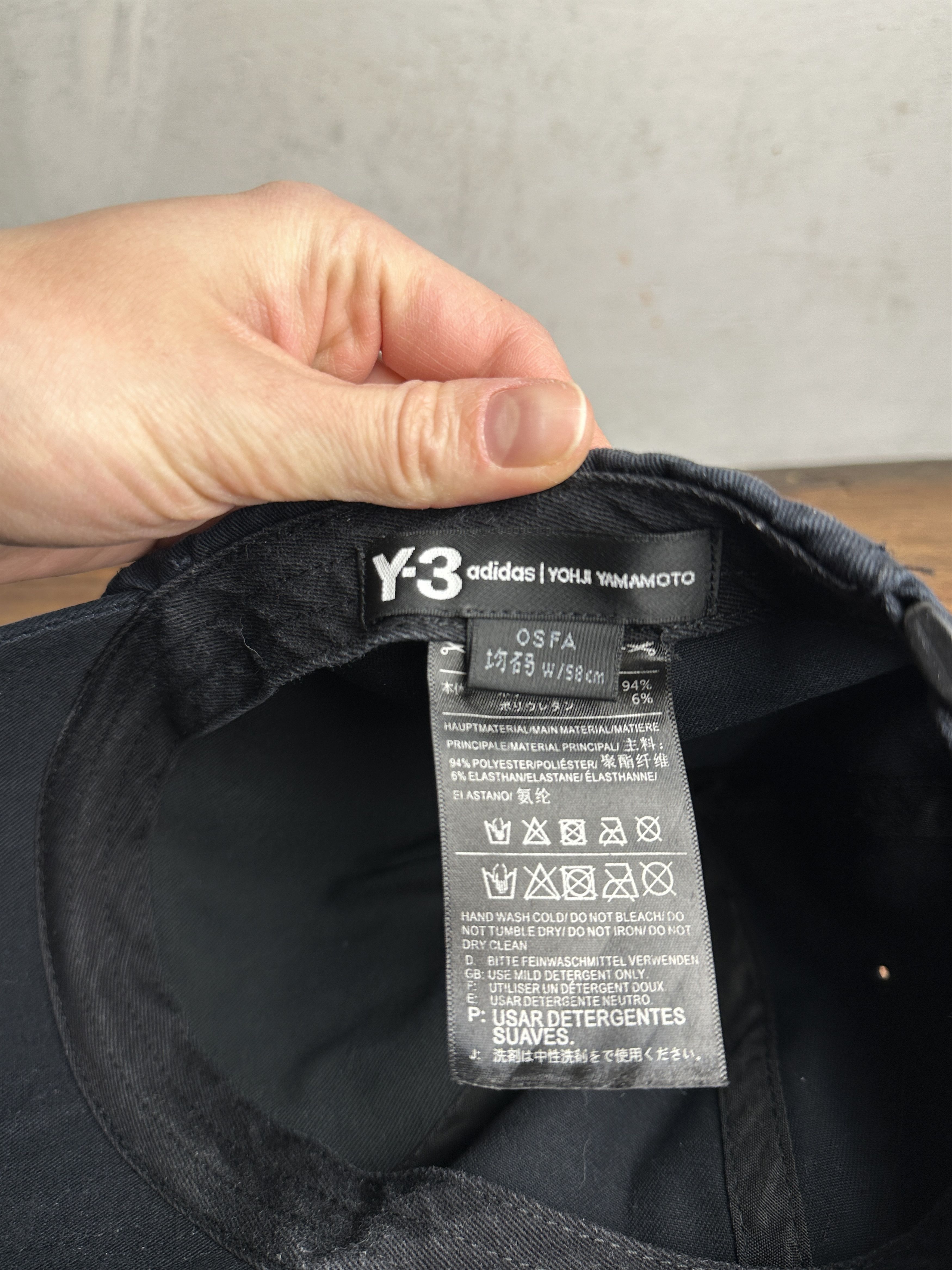 Adidas Y-3 Baseball Logo Cap Size ONE SIZE - 5 Thumbnail