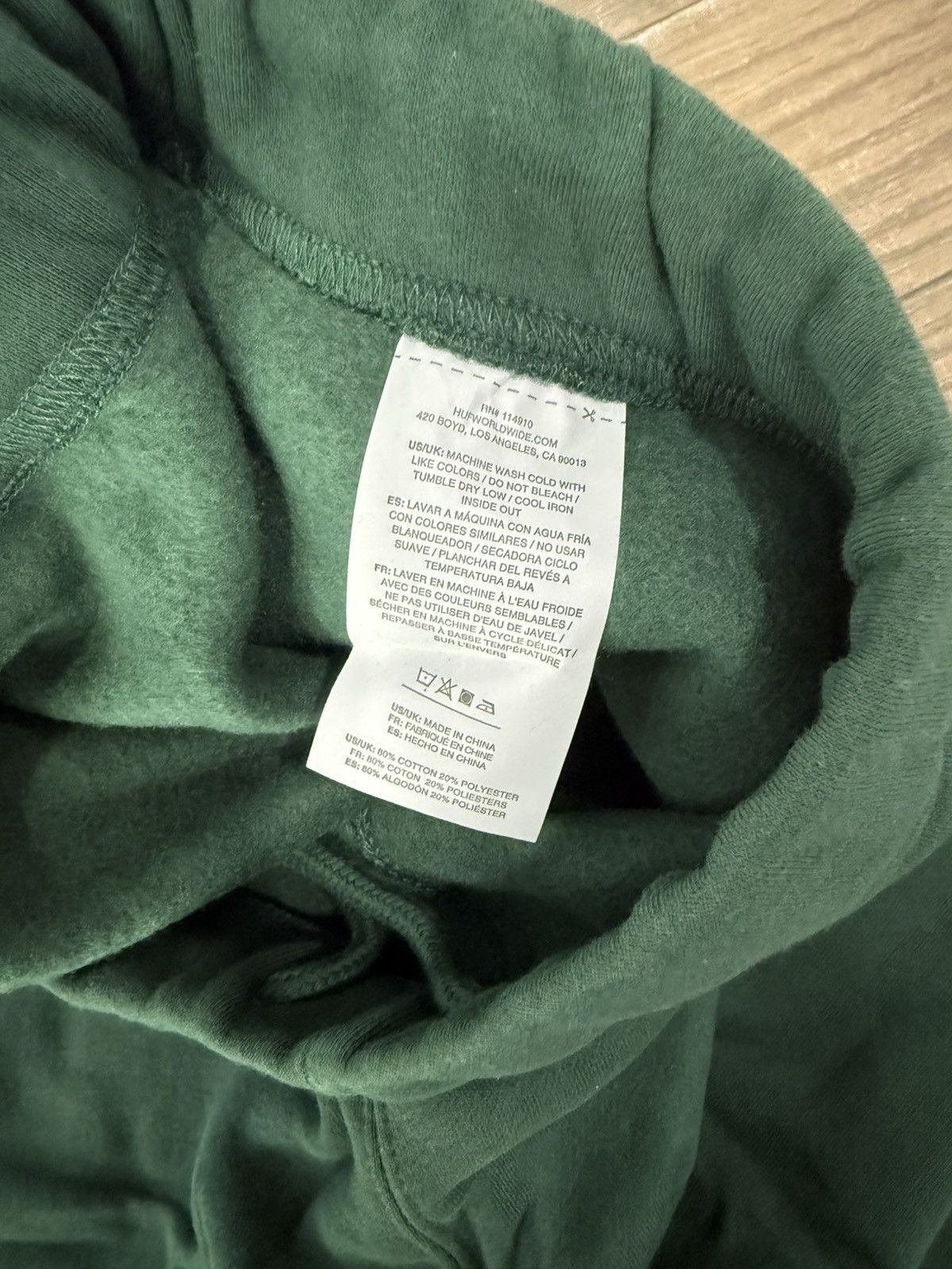Designer × Huf ‼️ HUF Landmark Heavy Fleece Shorts Green XXL Size 2XL ‼️ Size US 38 / EU 54 - 6 Thumbnail