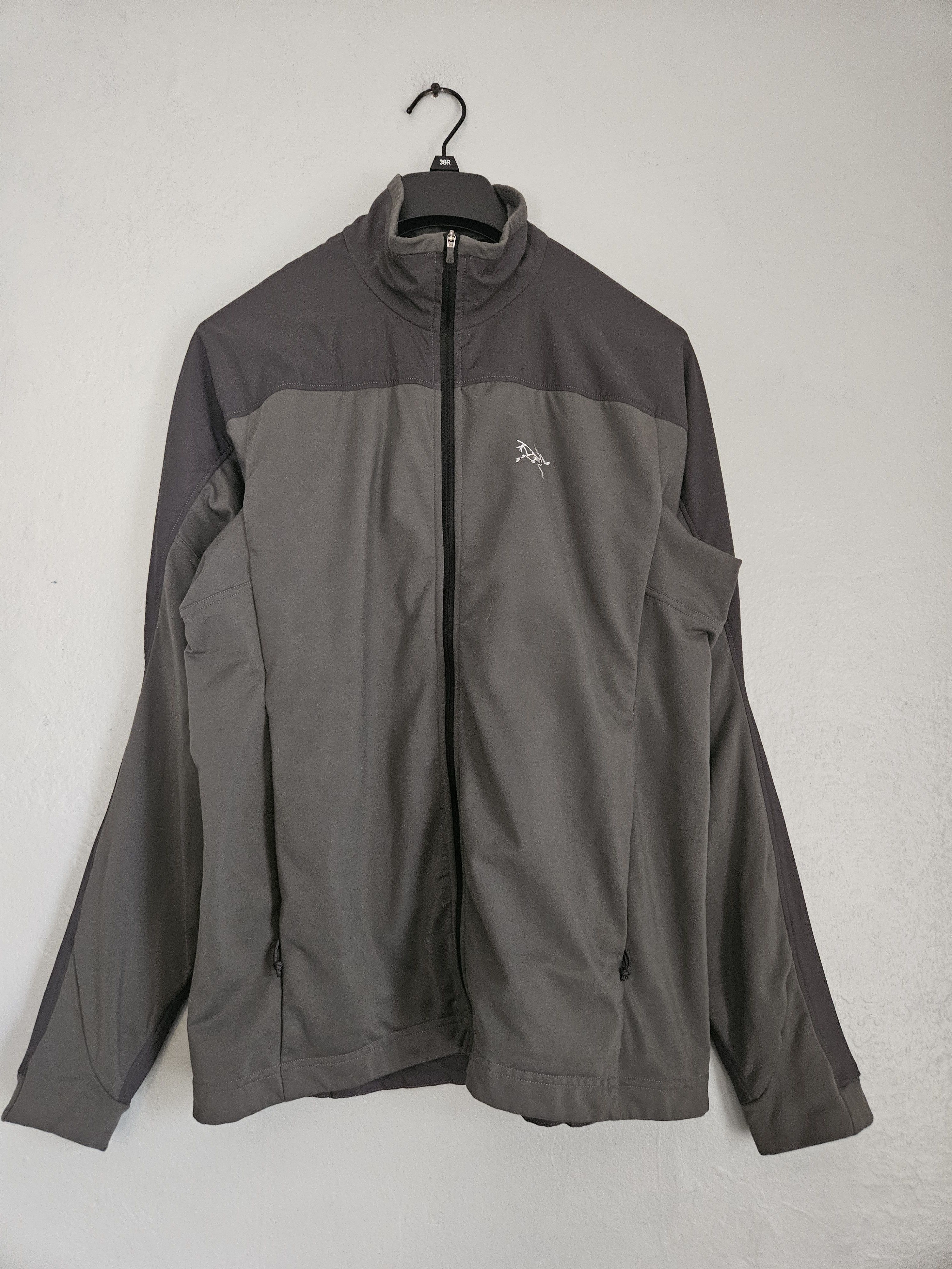 Arc'teryx Soft Shell Gray Stadium Zip Up Jacket Size US M / EU 48-50 / 2 - 1 Thumbnail