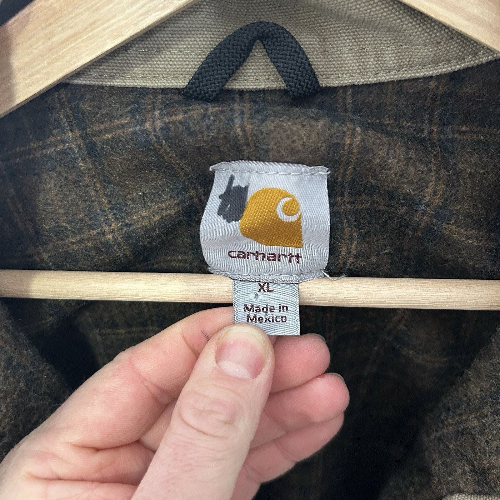 Carhartt Vintage Carhartt Blanket-Lined Detroit Jacket “Cottonwood” Size US XL / EU 56 / 4 - 12 Thumbnail